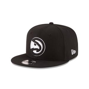 New Era Atlanta Hawks 9FIFTY Snapback Hat-Black/White