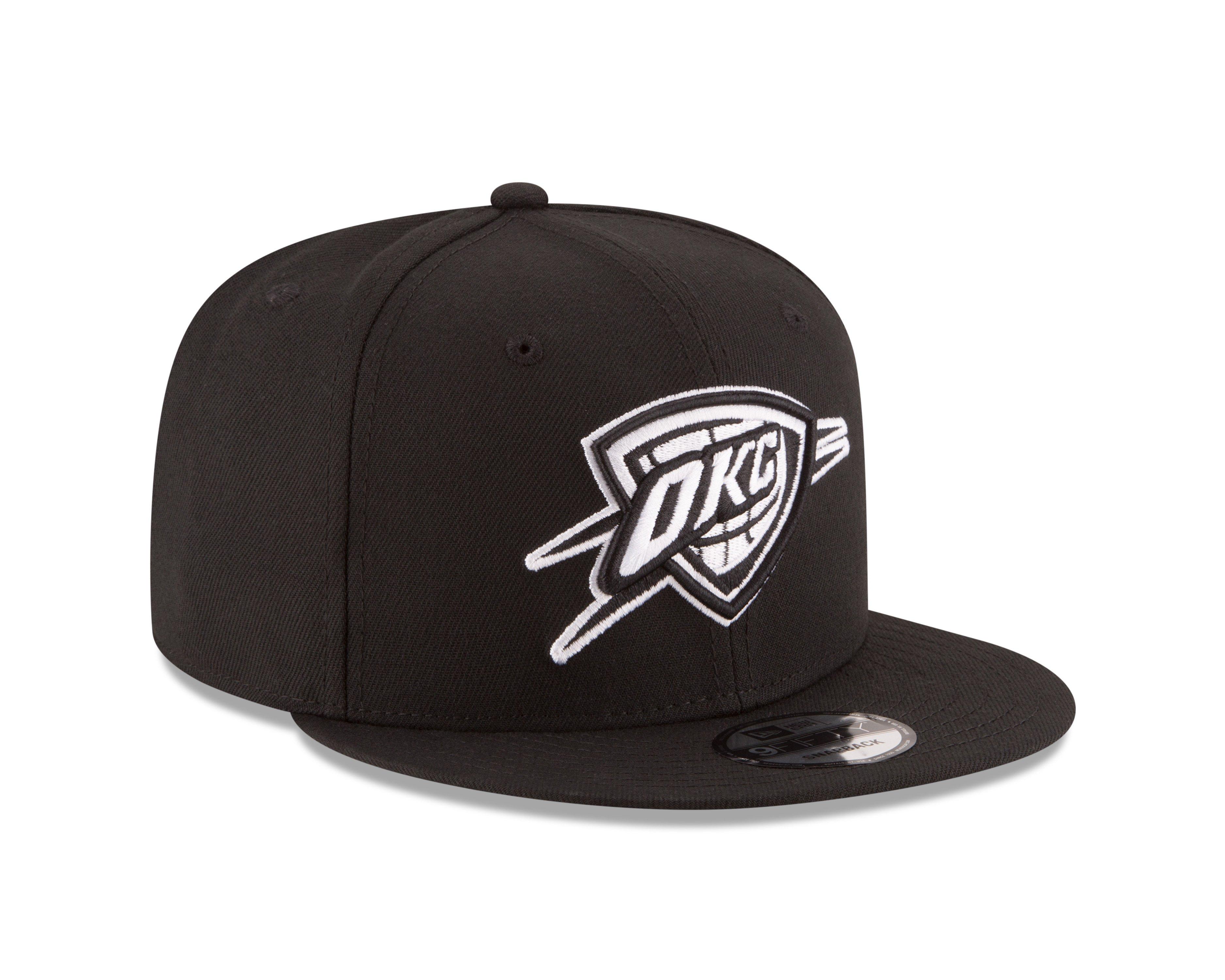 New Era Oklahoma City Thunder 9FIFTY Snapback Hat-Black/White