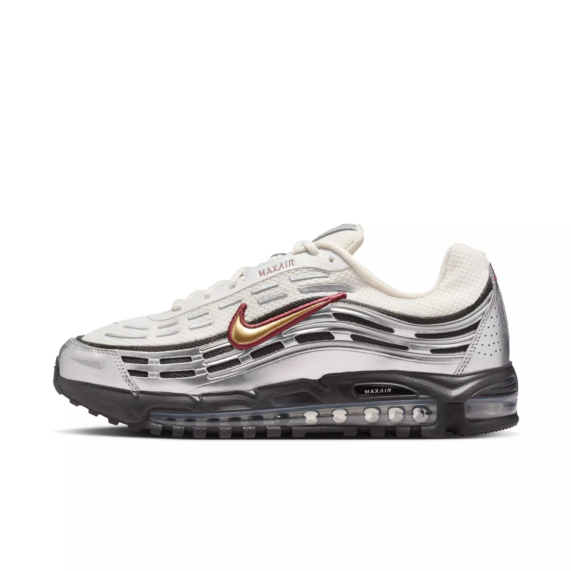 Nike Air Max TL 2.5 "Phantom/Metallic Gold/Metallic Silver" Men's Shoe - WHITE/BLACK/SILVER