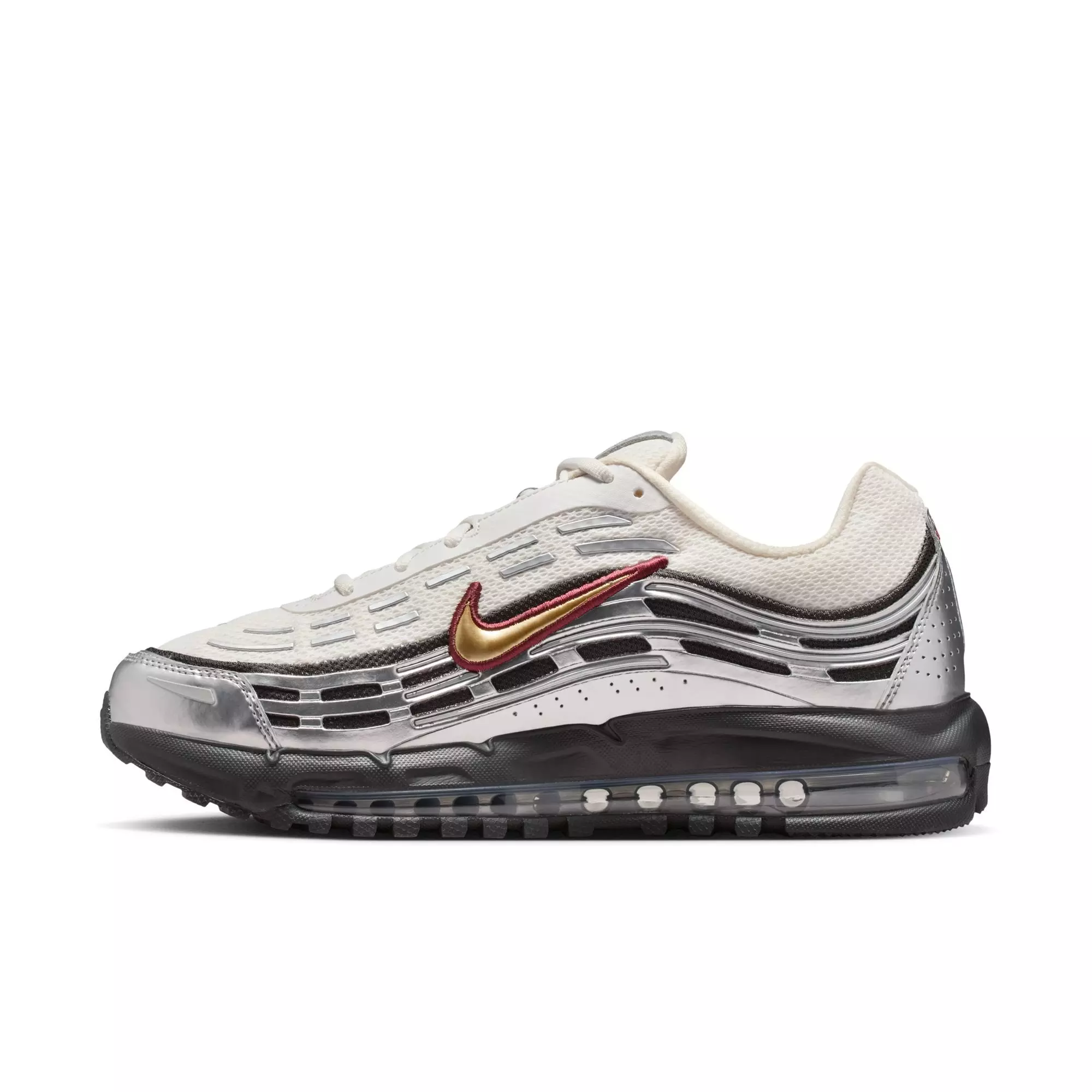Nike Air Max TL 2.5 "Phantom/Metallic Gold/Metallic Silver" Men's Shoe - WHITE/BLACK/SILVER