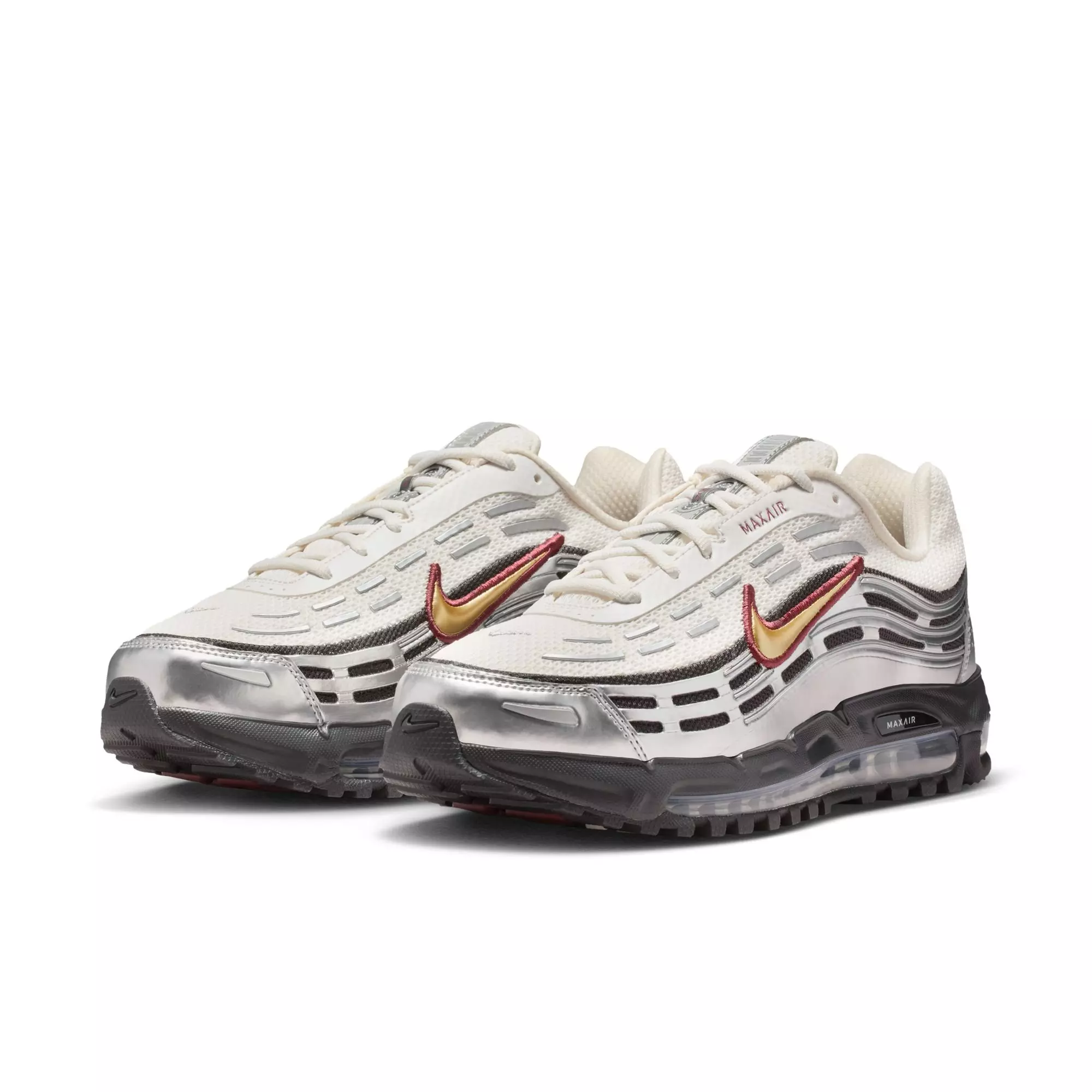Nike Air Max TL 2.5 "Phantom/Metallic Gold/Metallic Silver" Men's Shoe - WHITE/BLACK/SILVER