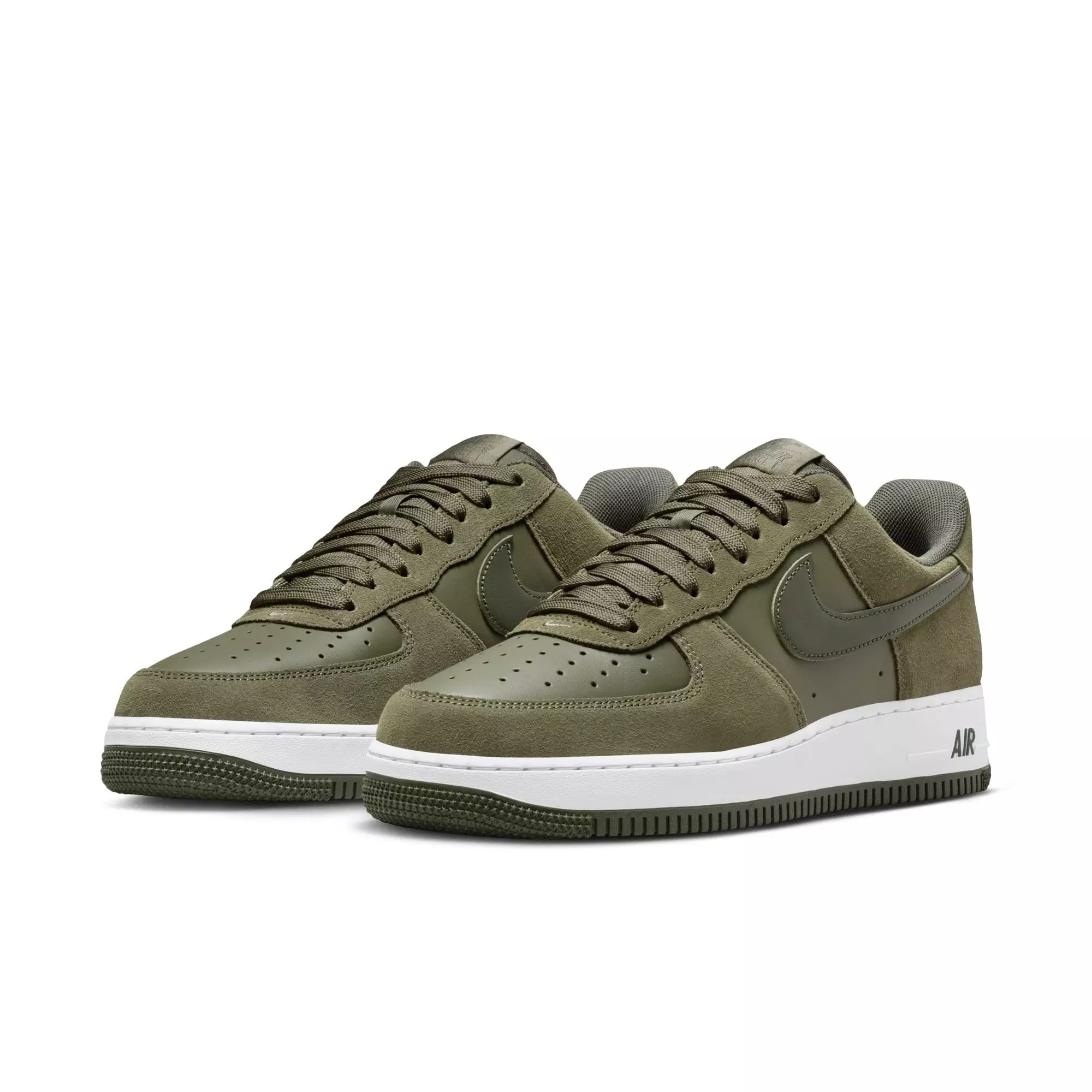 Nike Air Force 1 '07 LV8 "Medium Olive/Cargo Khaki/White" Men's Shoe - OLIVE
