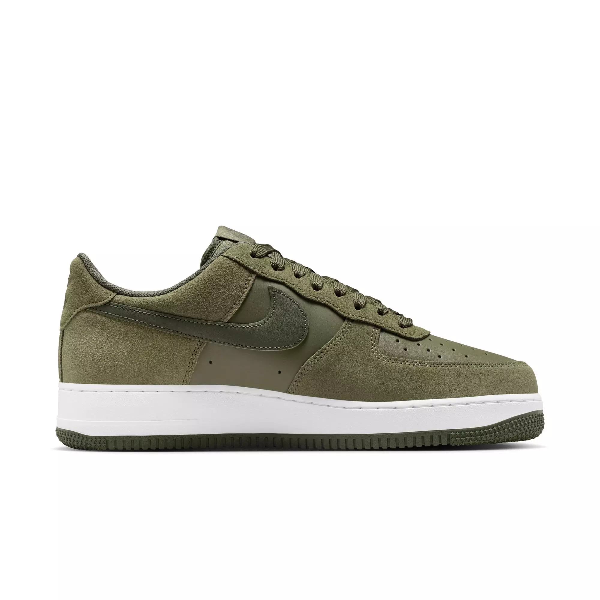 Nike Air Force 1 '07 LV8 "Medium Olive/Cargo Khaki/White" Men's Shoe - OLIVE