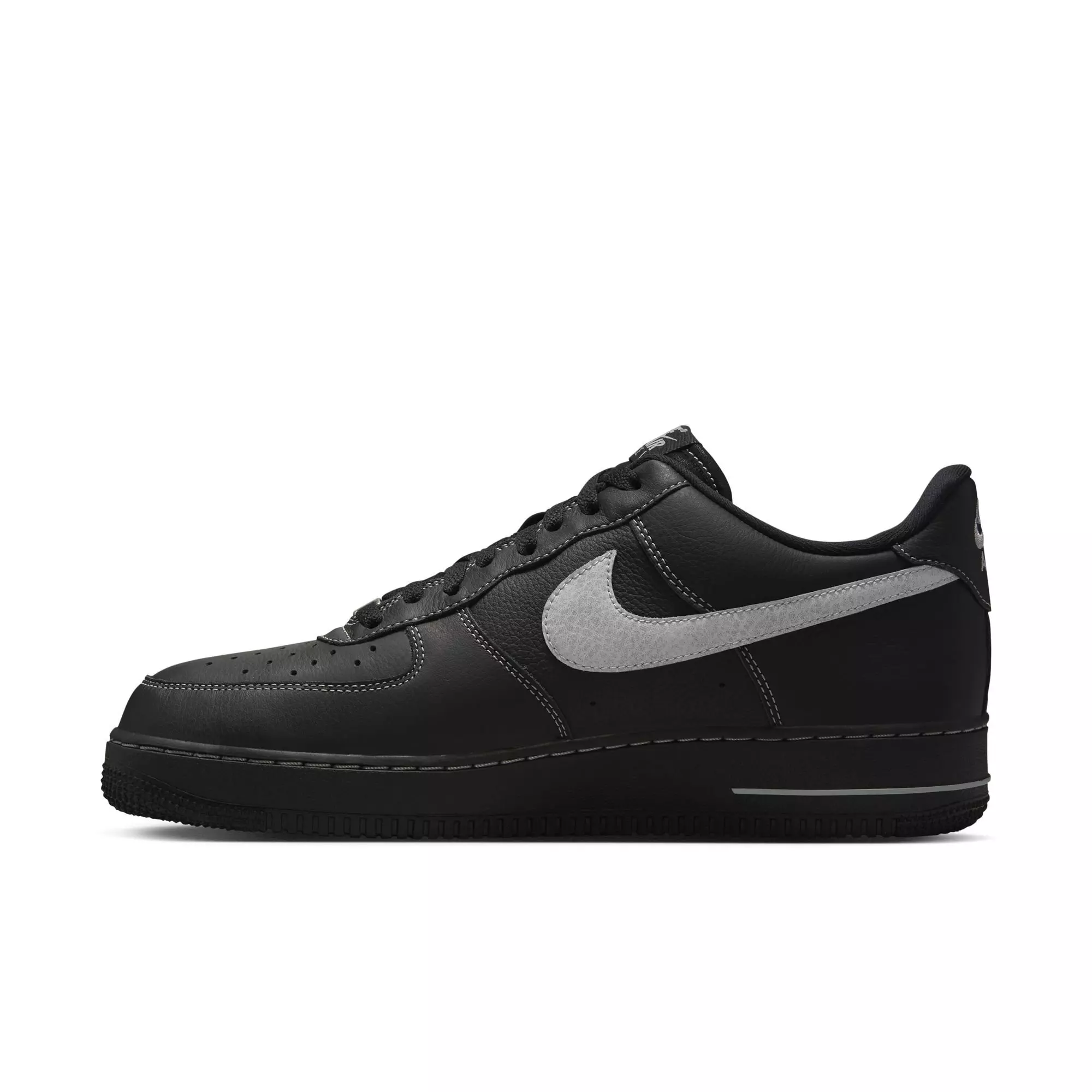 Nike Air Force 1 '07 LV8 "Black/Wolf Grey" Men's Shoe - BLACK/GREY