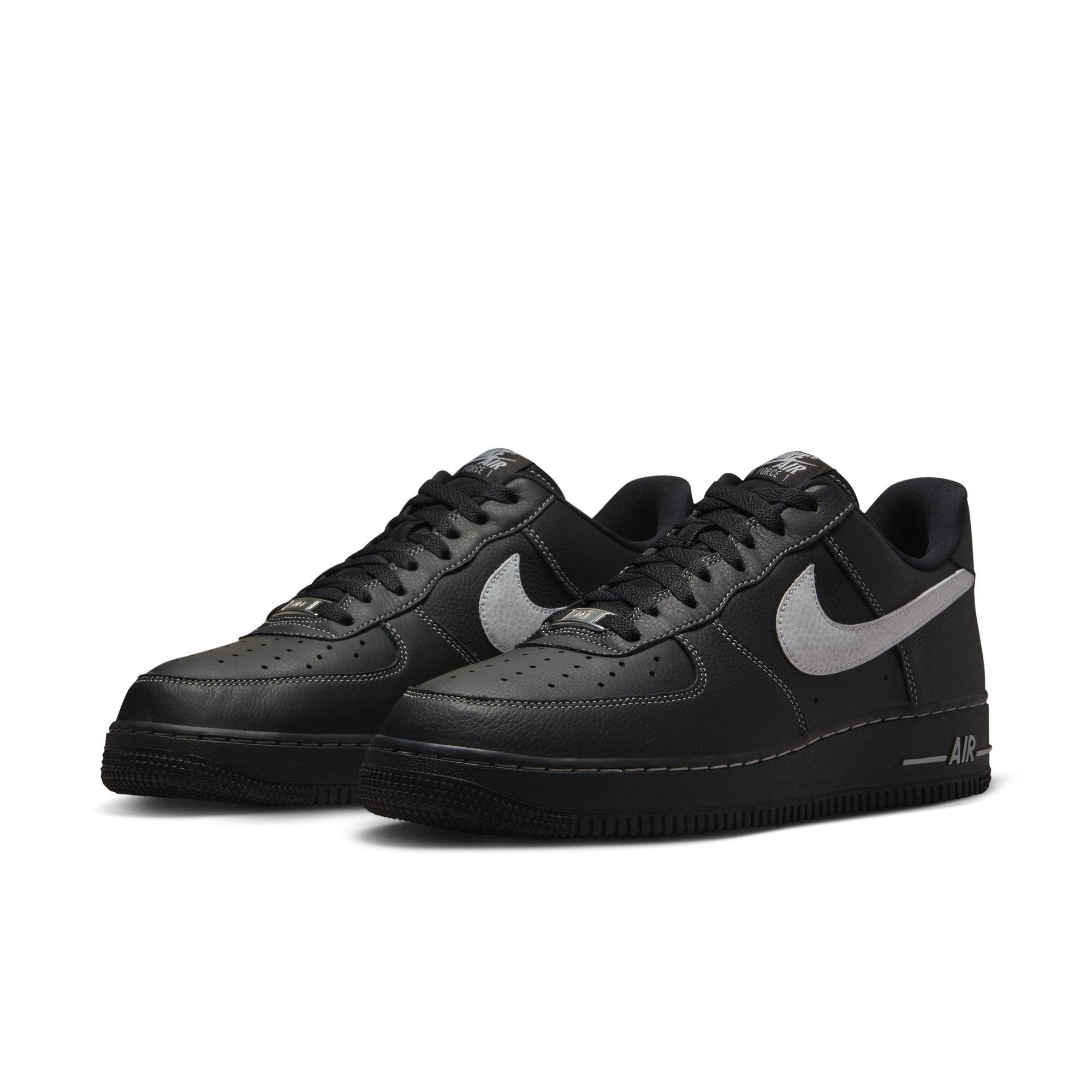 Nike Air Force 1 '07 LV8 "Black/Wolf Grey" Men's Shoe - BLACK/GREY Thumbnail View 5