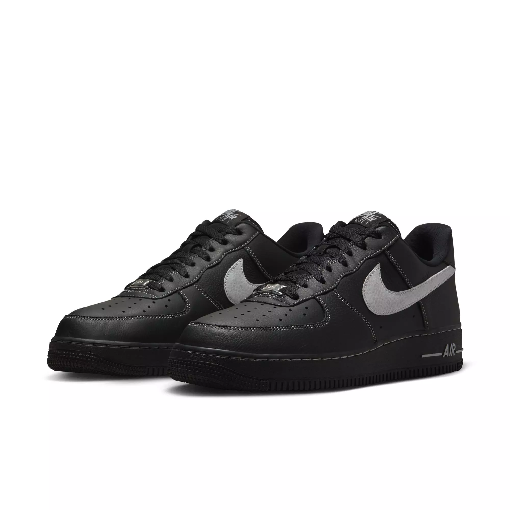 Nike Air Force 1 '07 LV8 "Black/Wolf Grey" Men's Shoe - BLACK/GREY