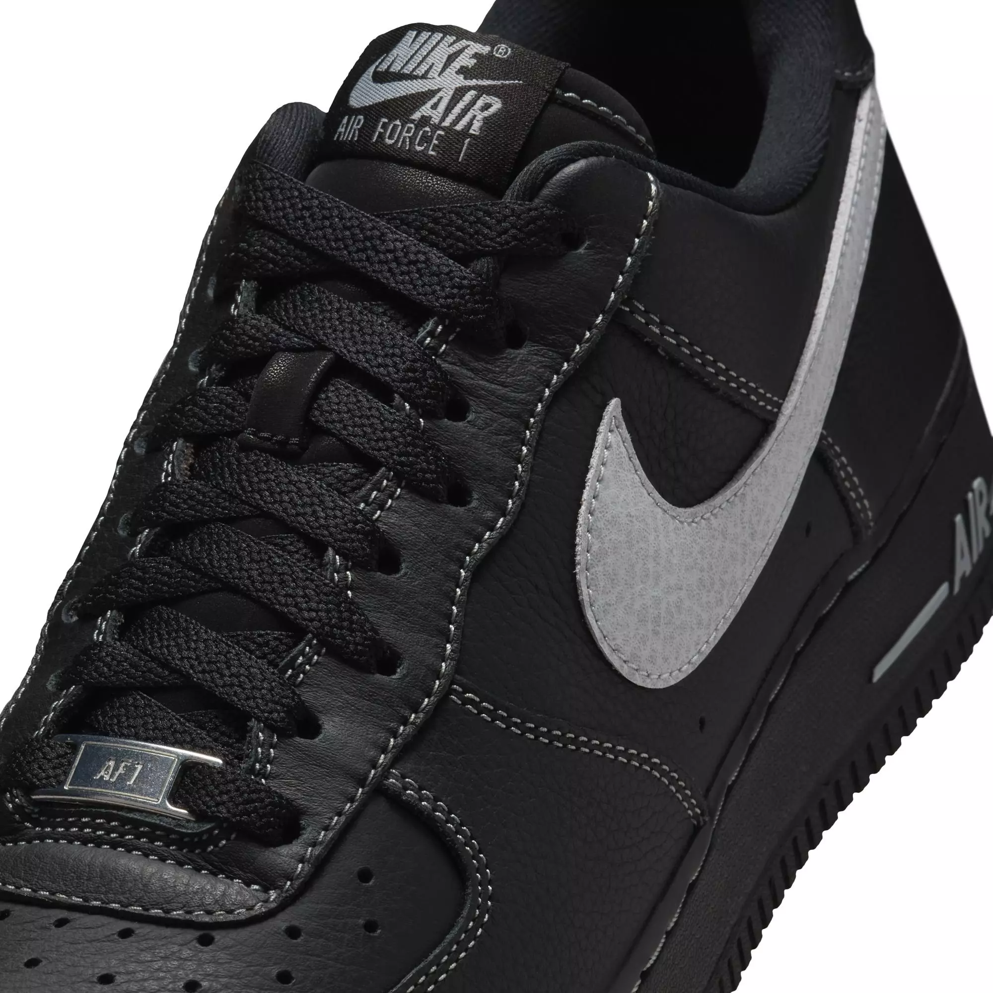 Nike Air Force 1 '07 LV8 "Black/Wolf Grey" Men's Shoe - BLACK/GREY