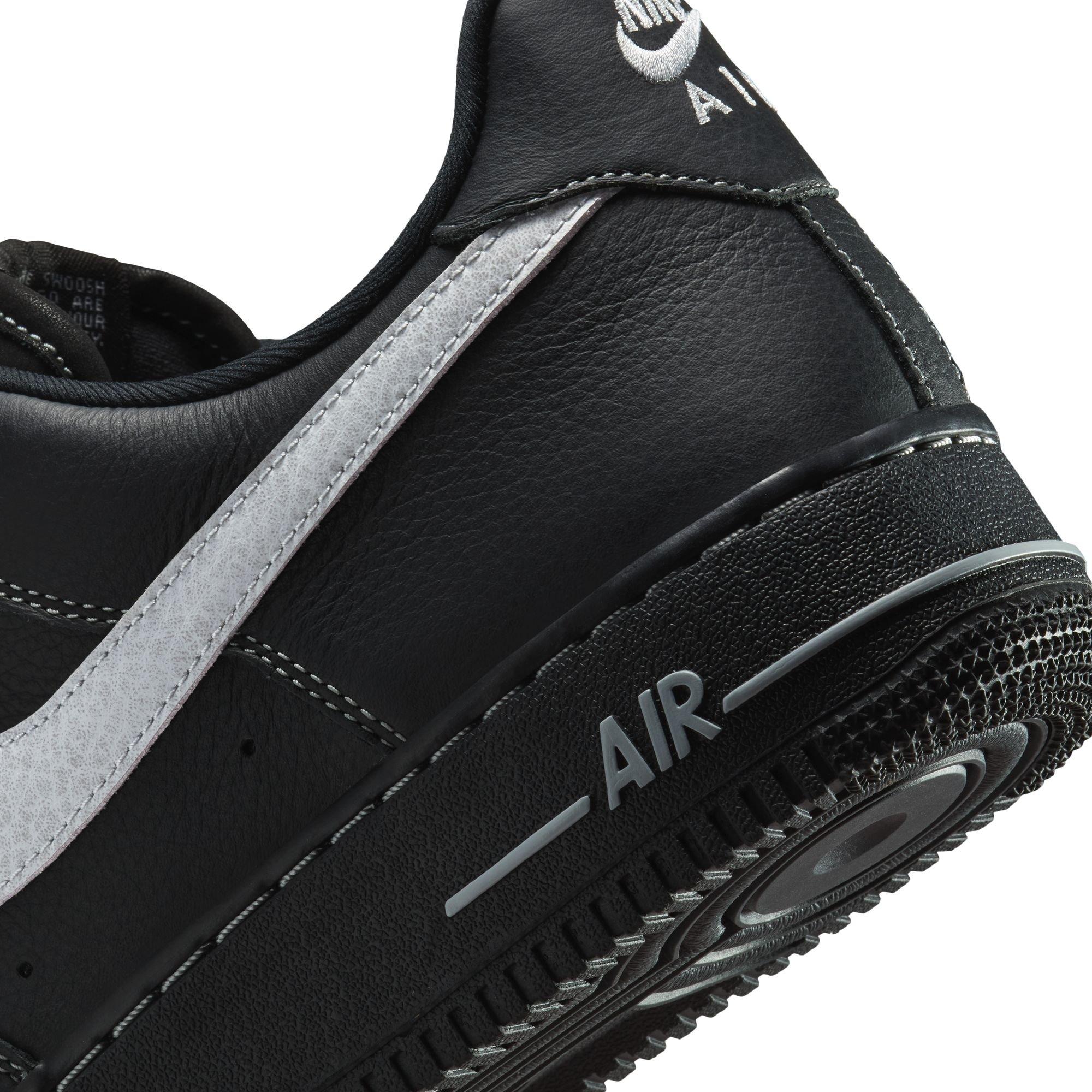 Nike Air Force 1 '07 LV8 "Black/Wolf Grey" Men's Shoe - BLACK/GREY Thumbnail View 11