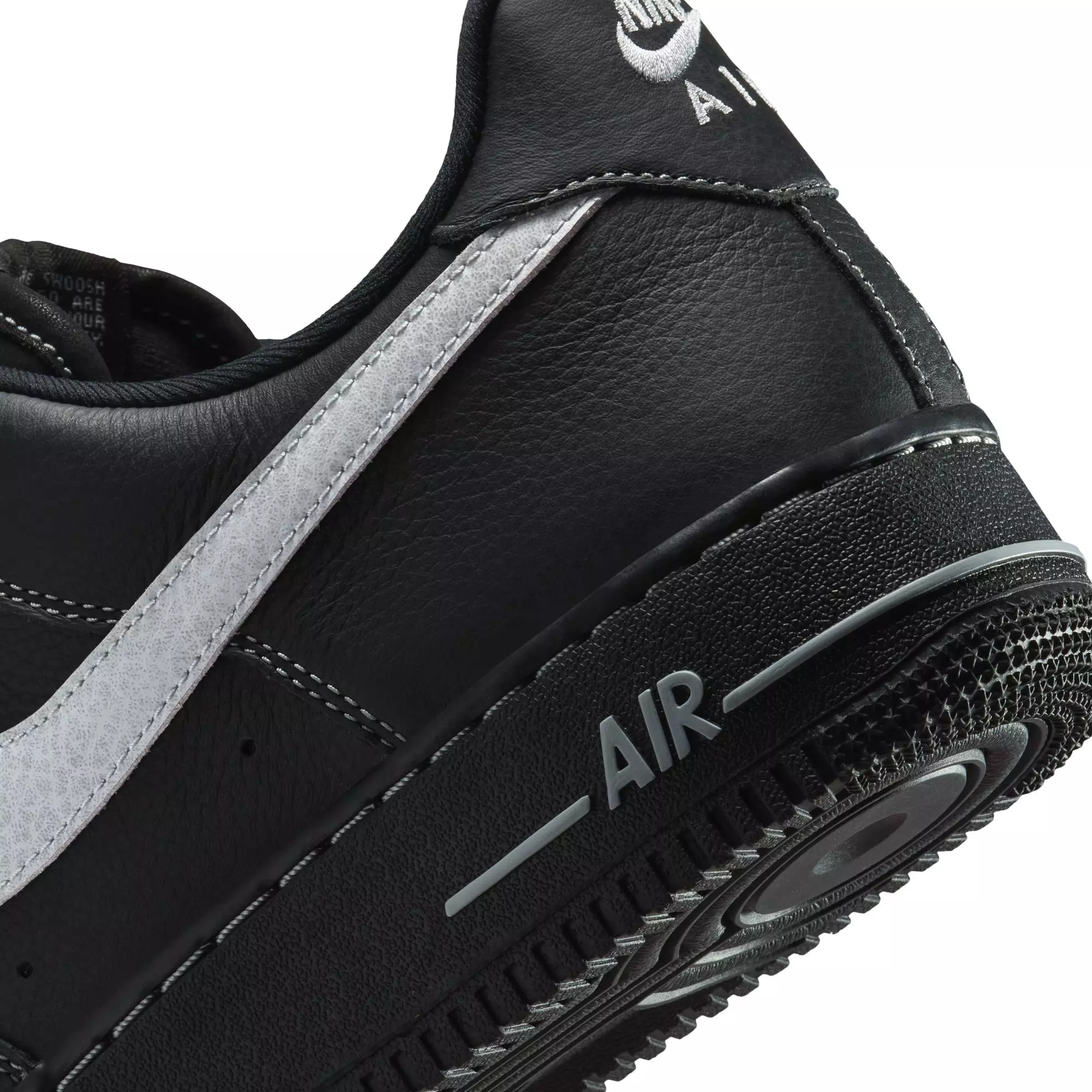 Nike Air Force 1 '07 LV8 "Black/Wolf Grey" Men's Shoe - BLACK/GREY