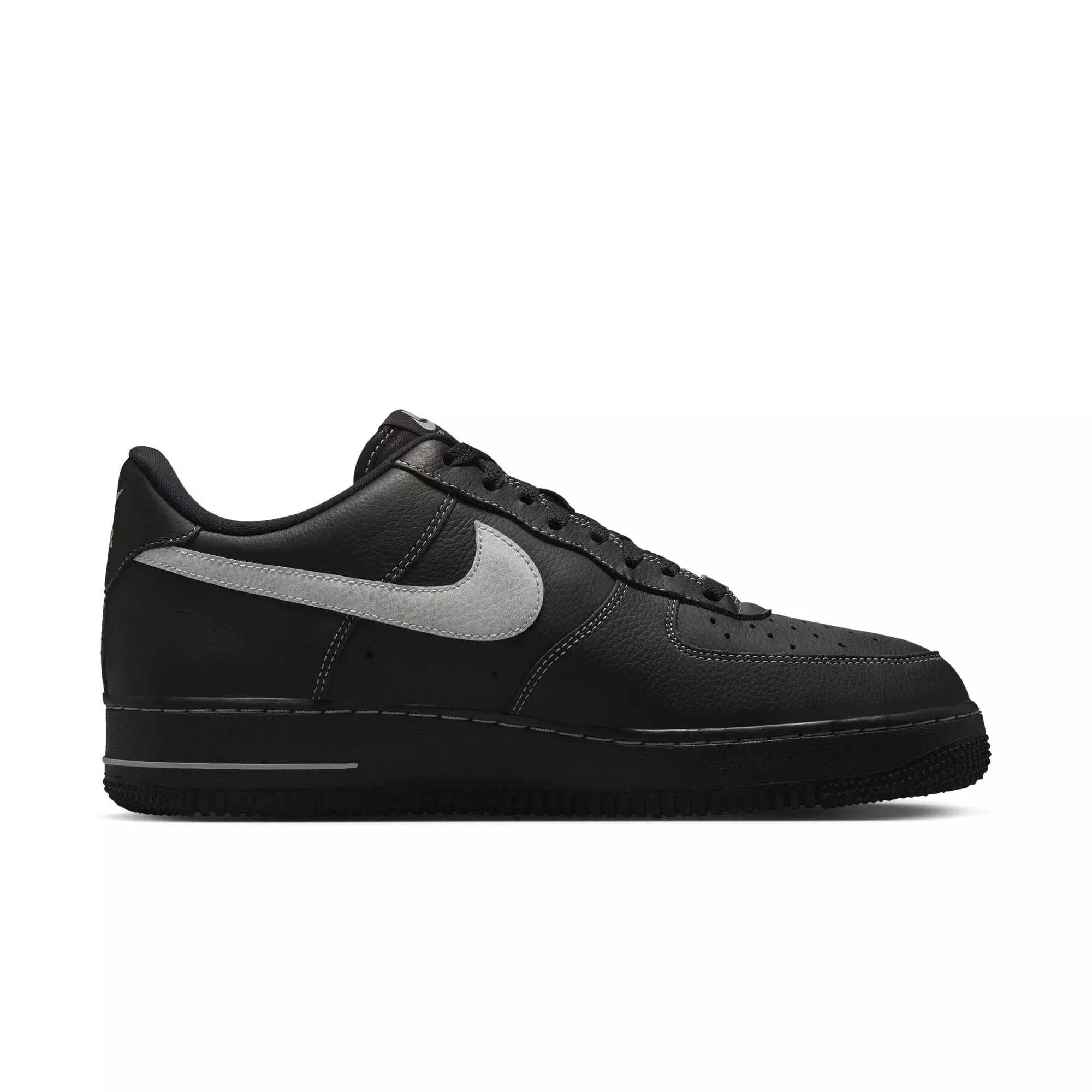 Nike Air Force 1 '07 LV8 "Black/Wolf Grey" Men's Shoe - BLACK/GREY