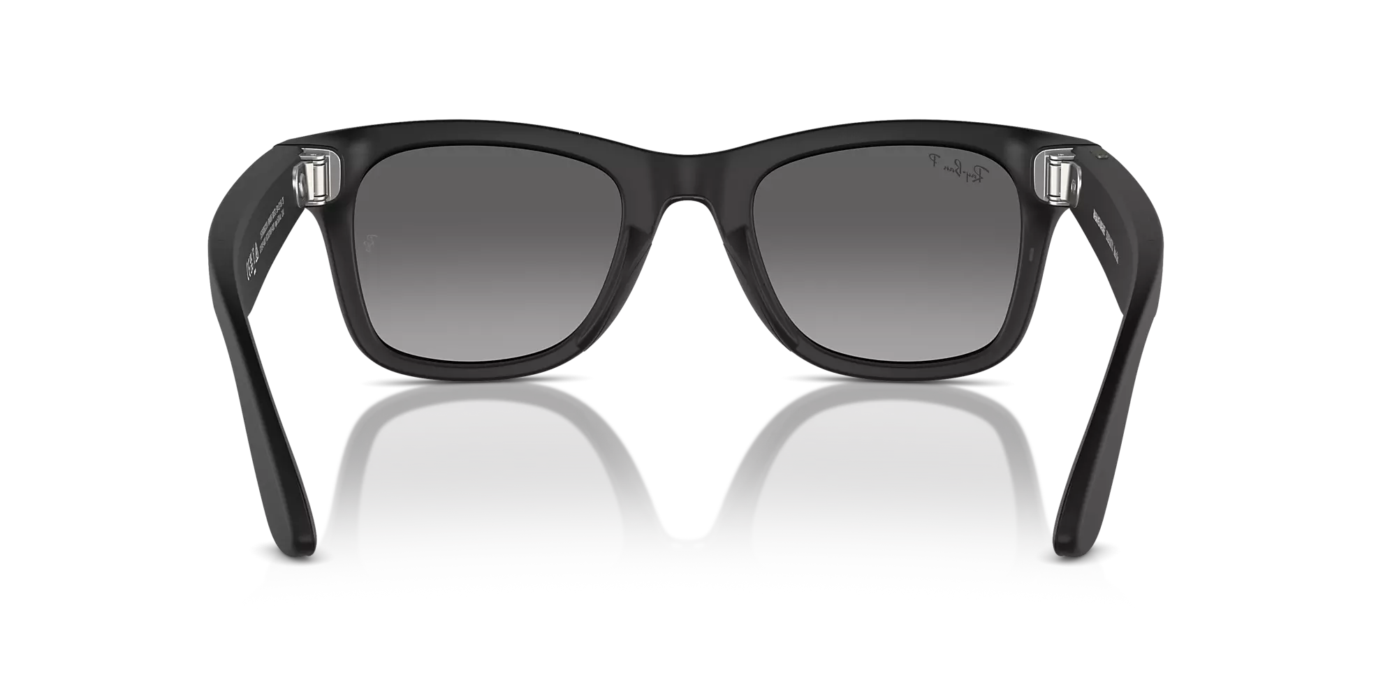 Ray-Ban Meta Wayfarer Sunglasses - Matte Black Frame - BLACK