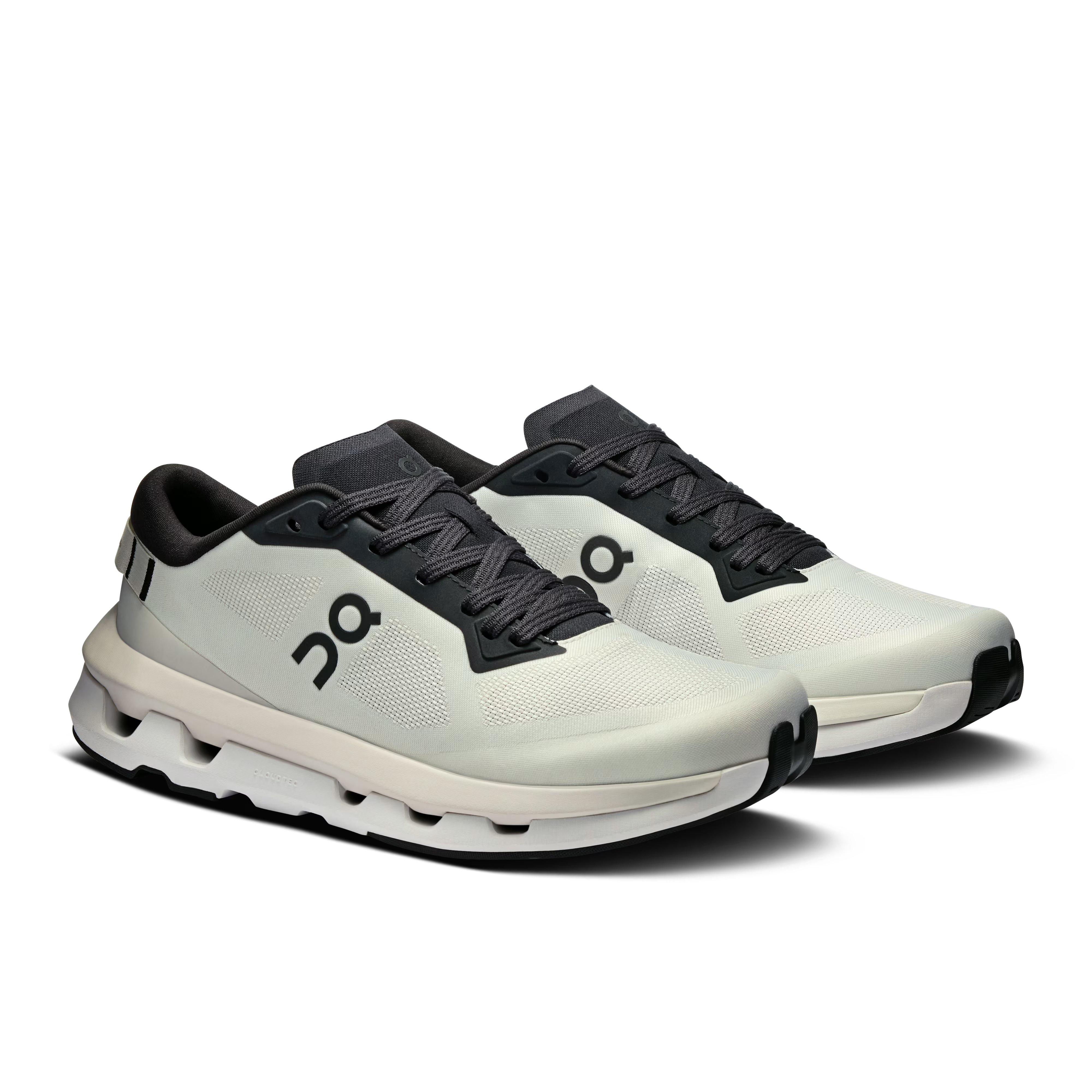 On Cloudzone "Ice/Black" Women's Shoe - IVORY Thumbnail View 6