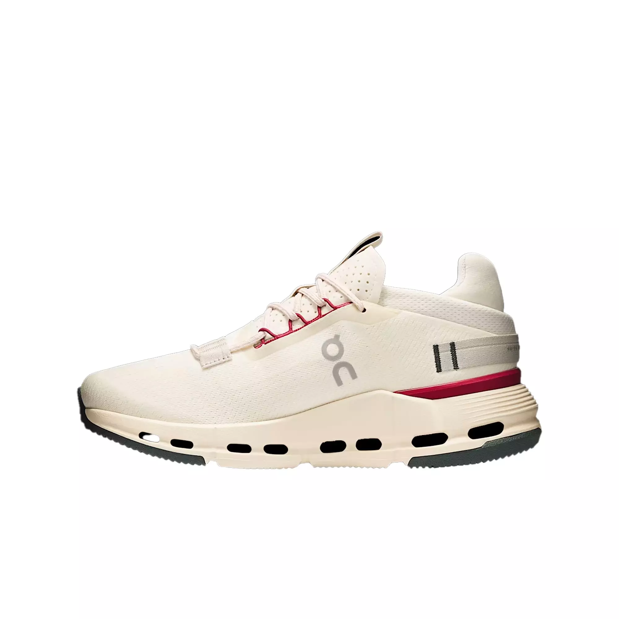 On Cloudnova 2 "Ivory/Grenadine" Women's Shoe - IVORY