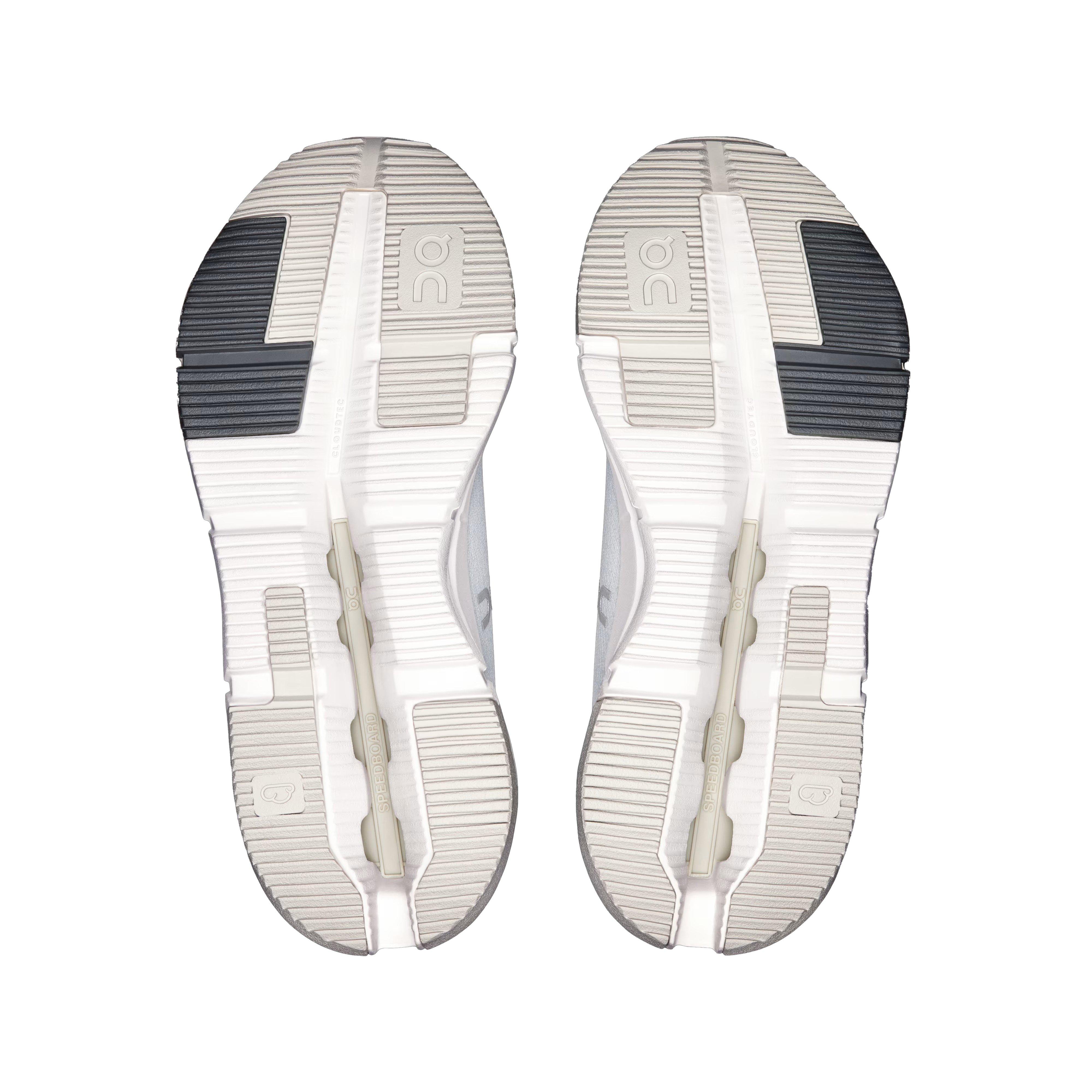 On Cloudnova 2 "Ice/Sand" Women's Shoe - WHITE/BEIGE Thumbnail View 4