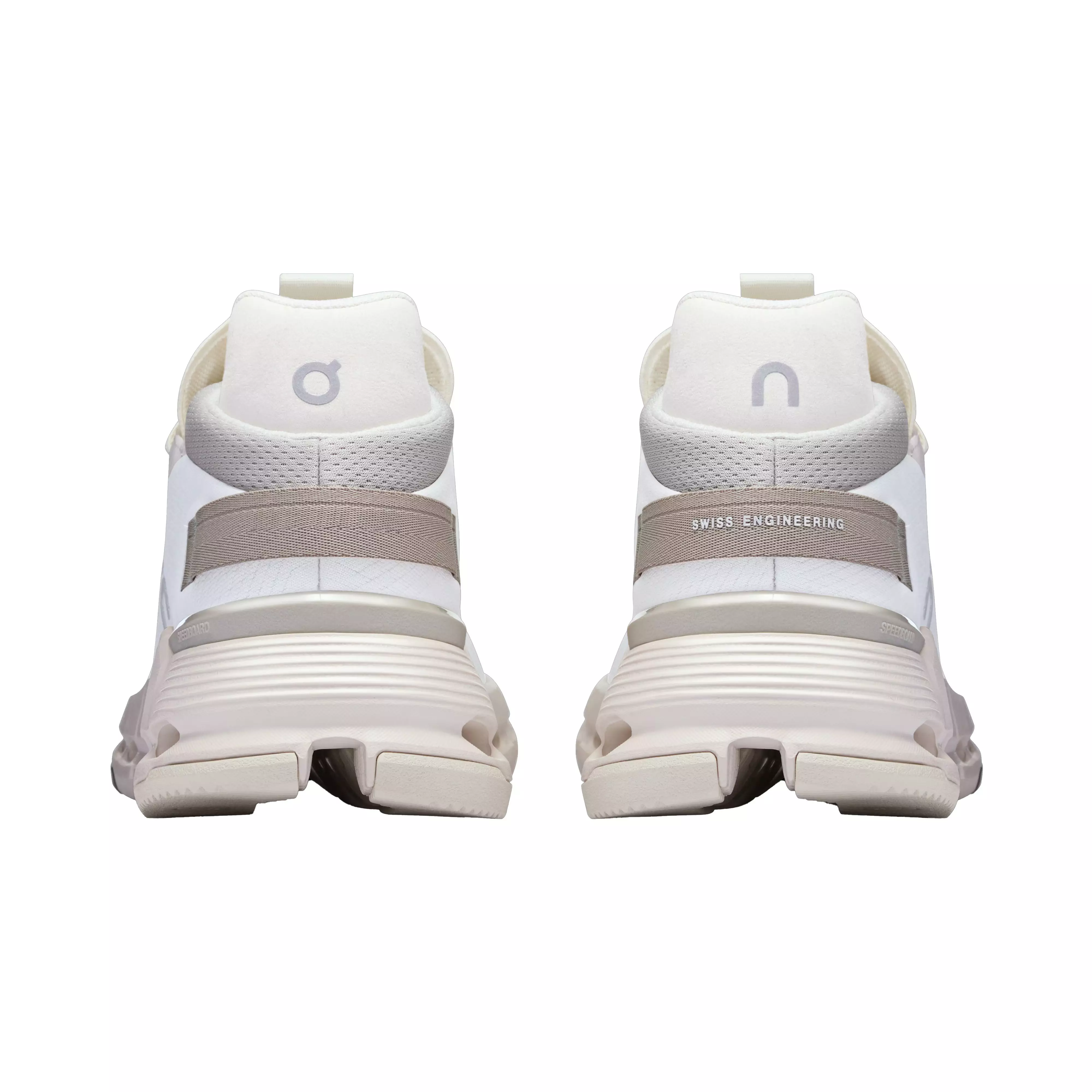 On Cloudnova 2 "Ice/Sand" Women's Shoe - WHITE/BEIGE