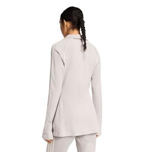 adidas Originals Women's Button-Down Waffle Long-Sleeve Top