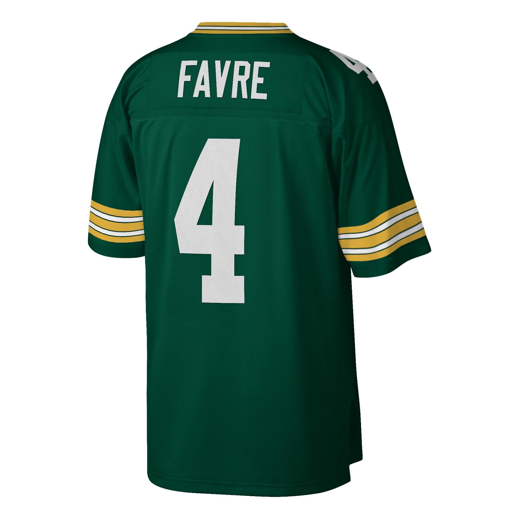 Mitchell & Ness Green Bay Packers 1996 Brett Favre Jersey - Green - GREEN Thumbnail View 2