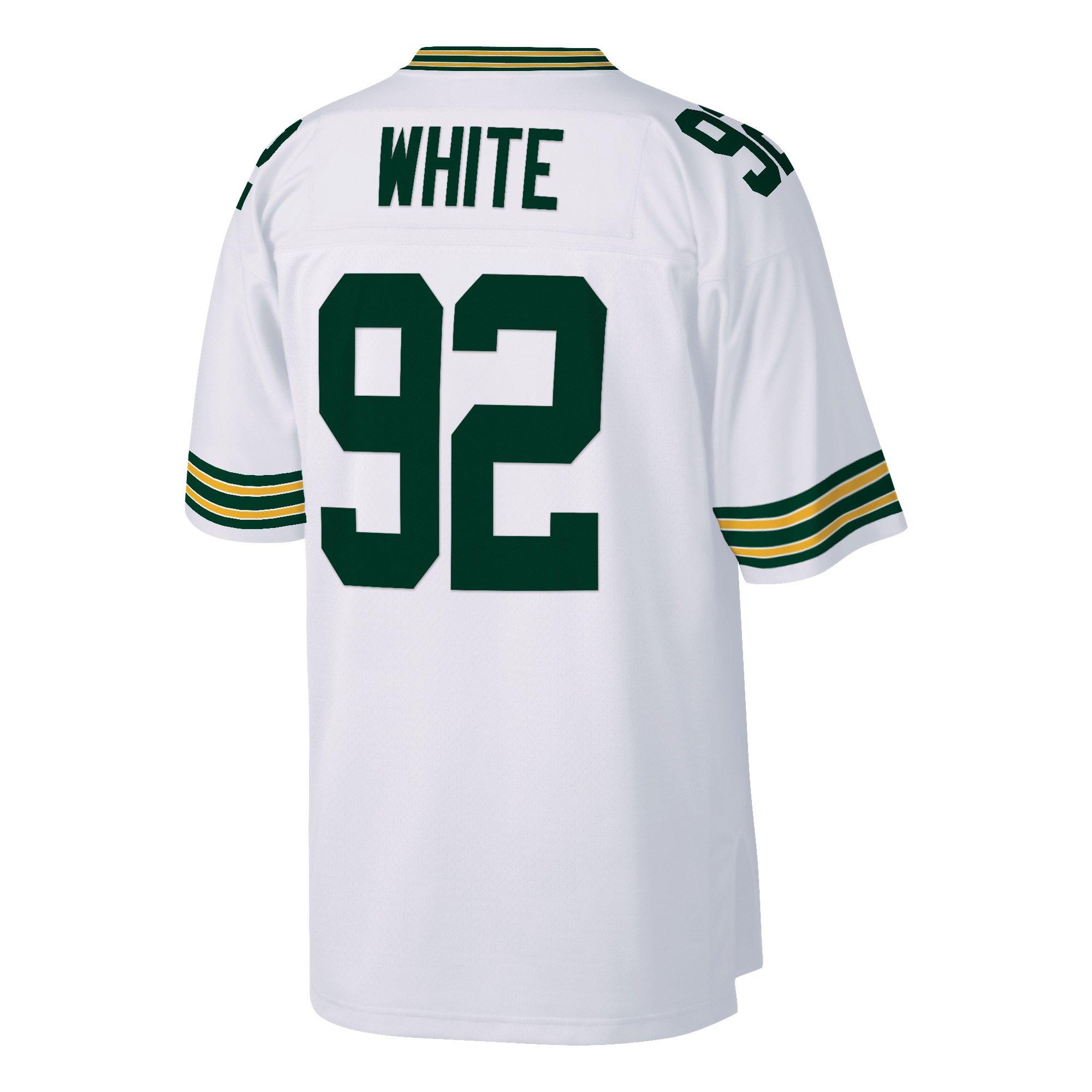 Mitchell & Ness Green Bay Packers 1996 Reggie White Jersey - White - WHITE Thumbnail View 2