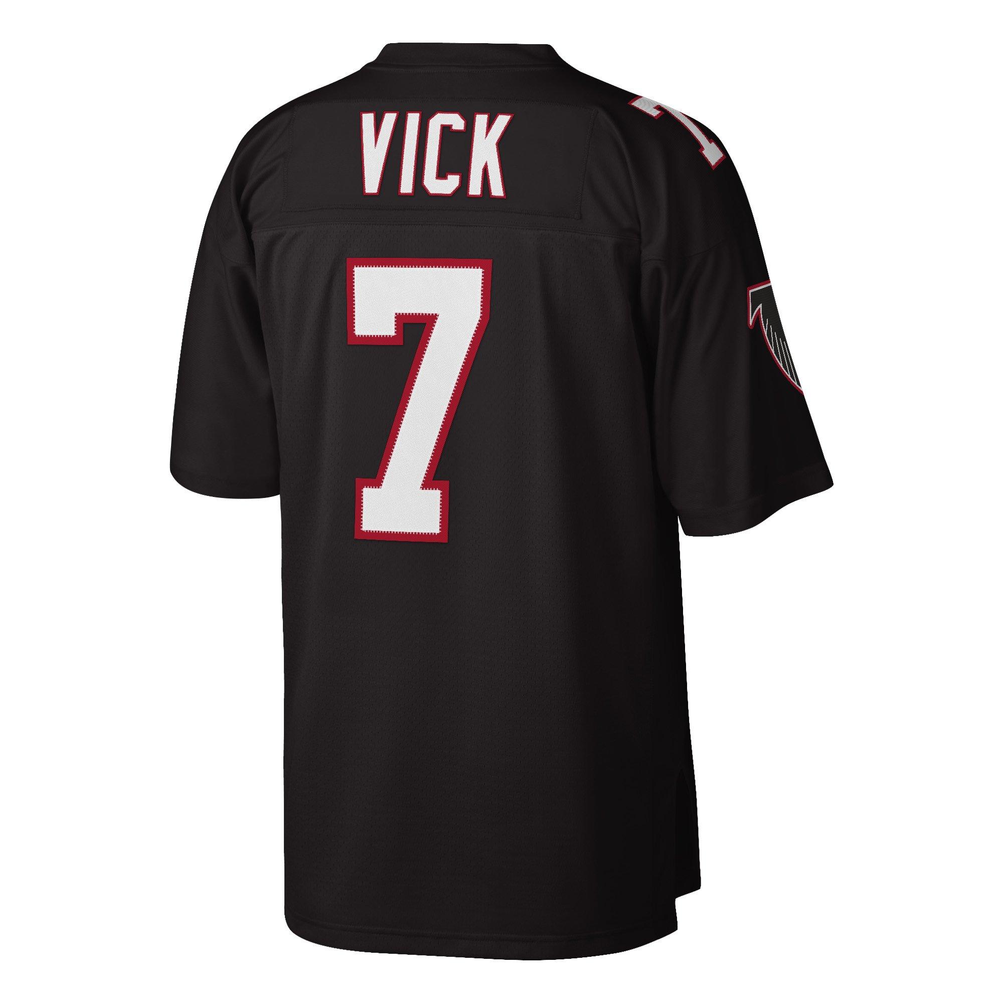 Mitchell & Ness Atlanta Falcons 2002 Michael Vick Jersey-Black - BLACK Thumbnail View 2