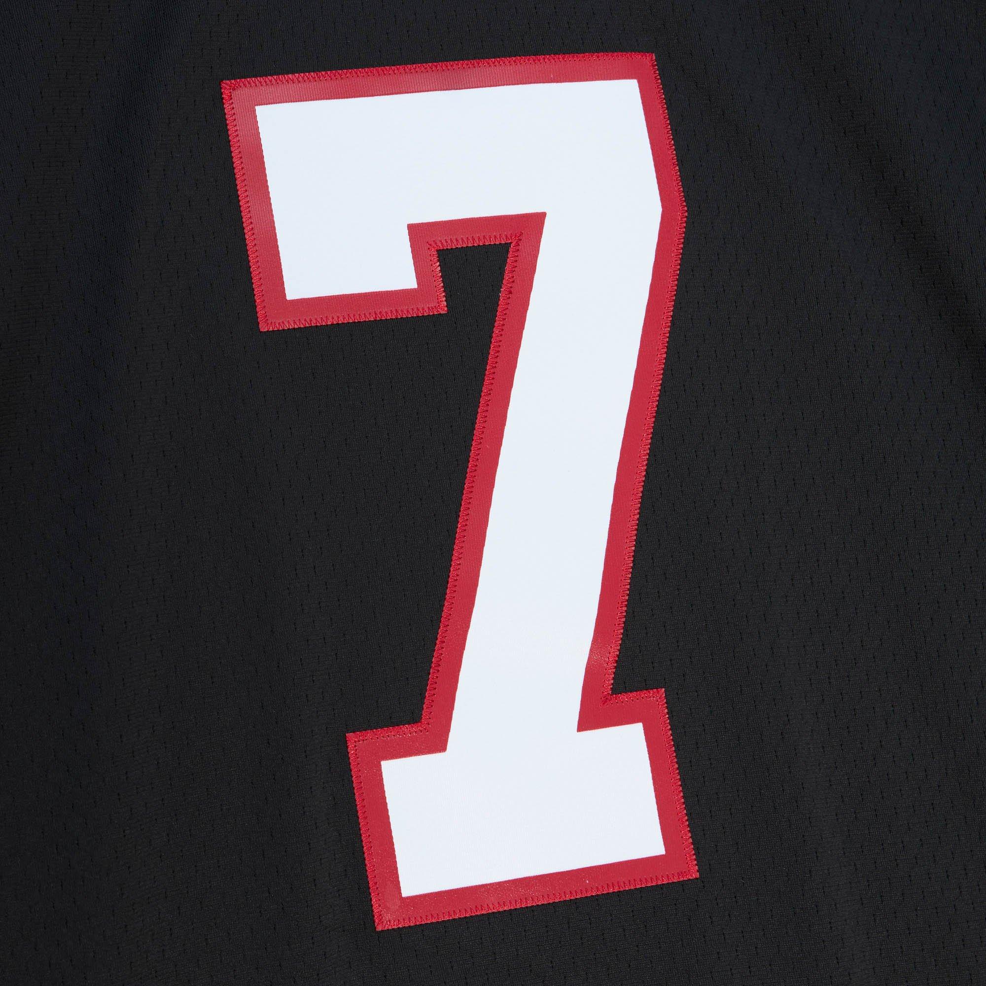 Mitchell & Ness Atlanta Falcons 2002 Michael Vick Jersey-Black - BLACK Thumbnail View 3