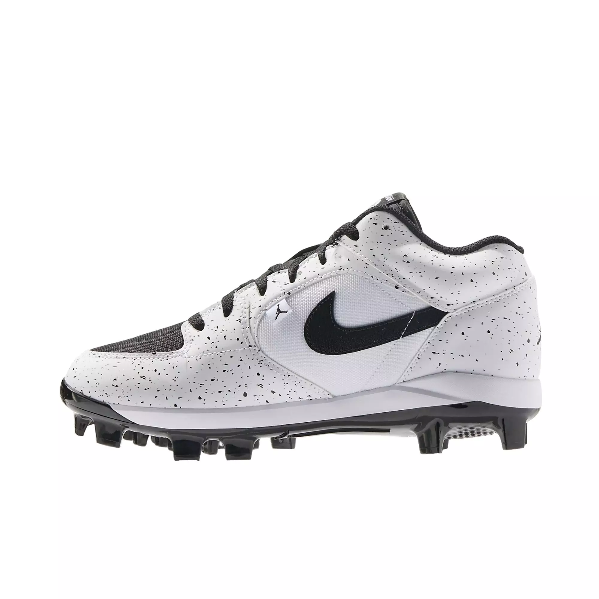 Jordan Stadium 90 Low MCS "White/Black" Men's Baseball Cleat - WHITE/BLACK