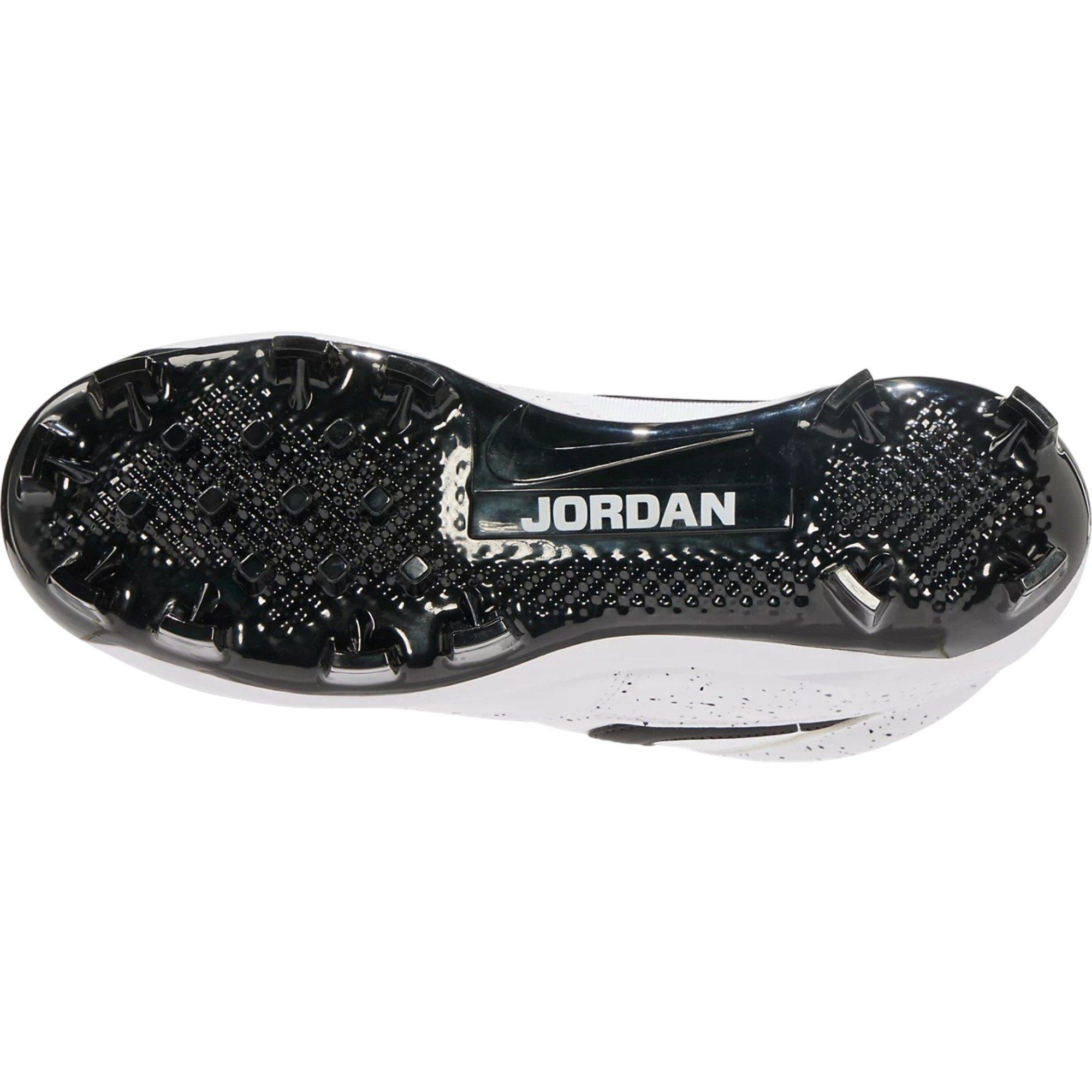 Jordan Stadium 90 Low MCS "White/Black" Men's Baseball Cleat - WHITE/BLACK Thumbnail View 4