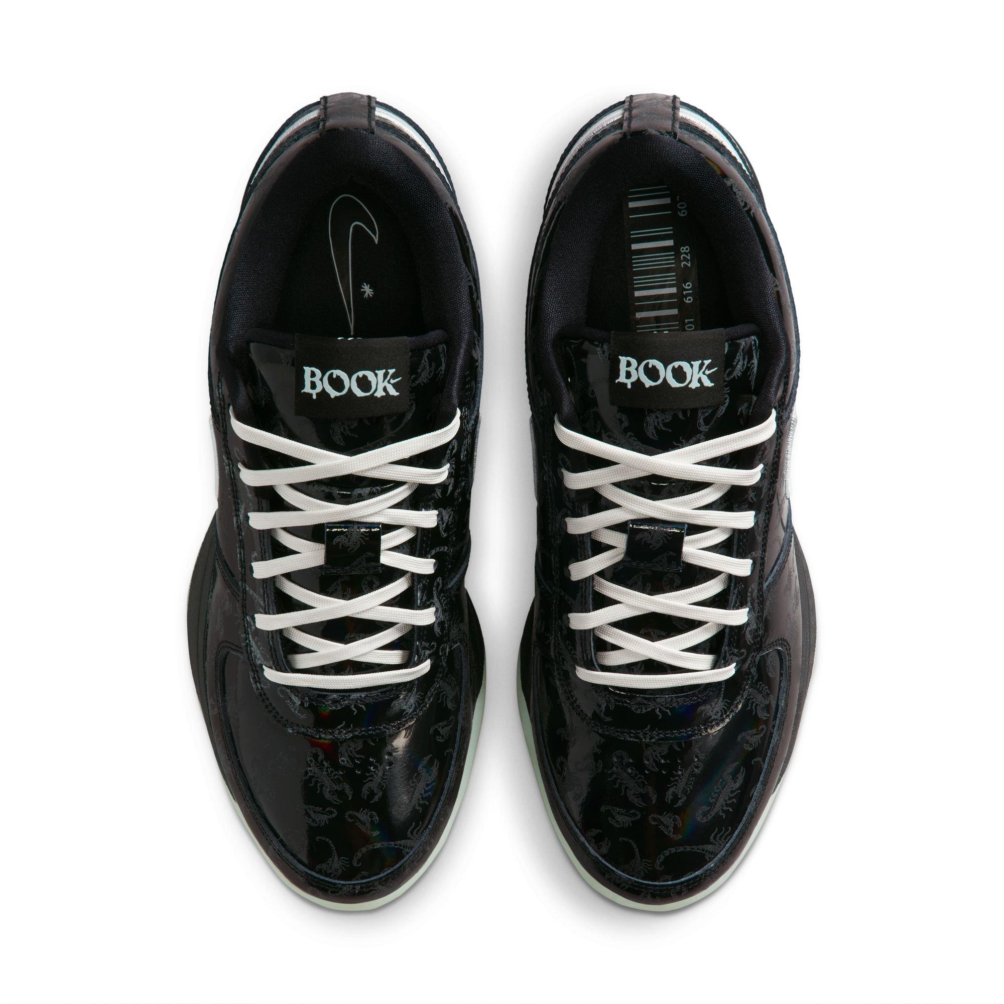 Nike Book 1 "Scorpion" Men's Basketball Shoe - BLACK/WHITE Thumbnail View 10