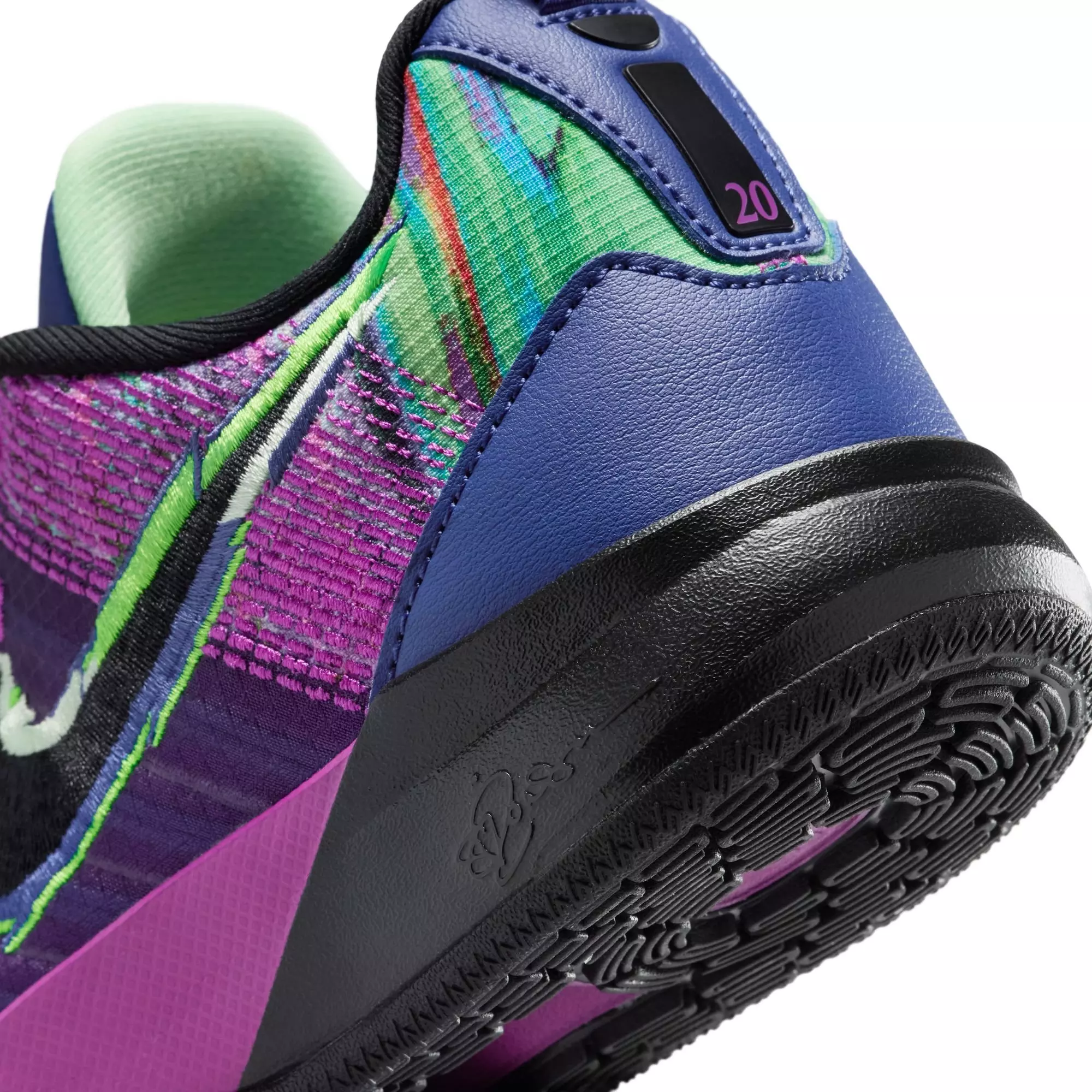 Nike Sabrina 3 "King of the Court" Grade School Kids' Basketball Shoe - VIVID PURPLE/BLACK/DEEP NIGHT