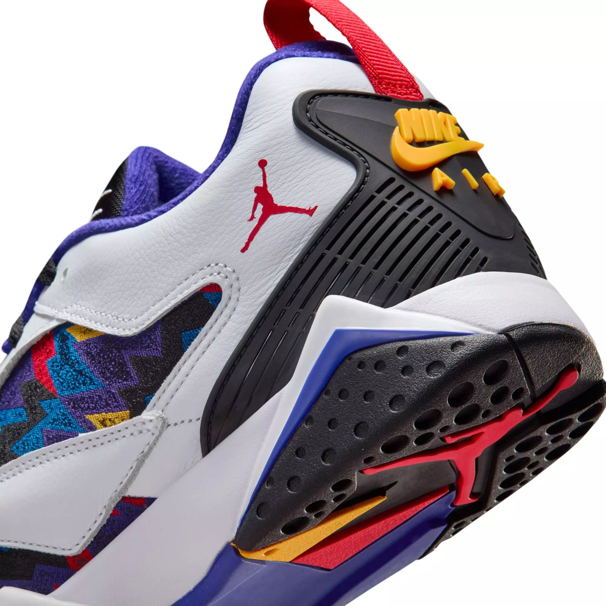 Jordan MVP 92 "White/Laser Orange/Black/Bright Crimson" Men's Shoe - WHITE/BLACK/ORANGE