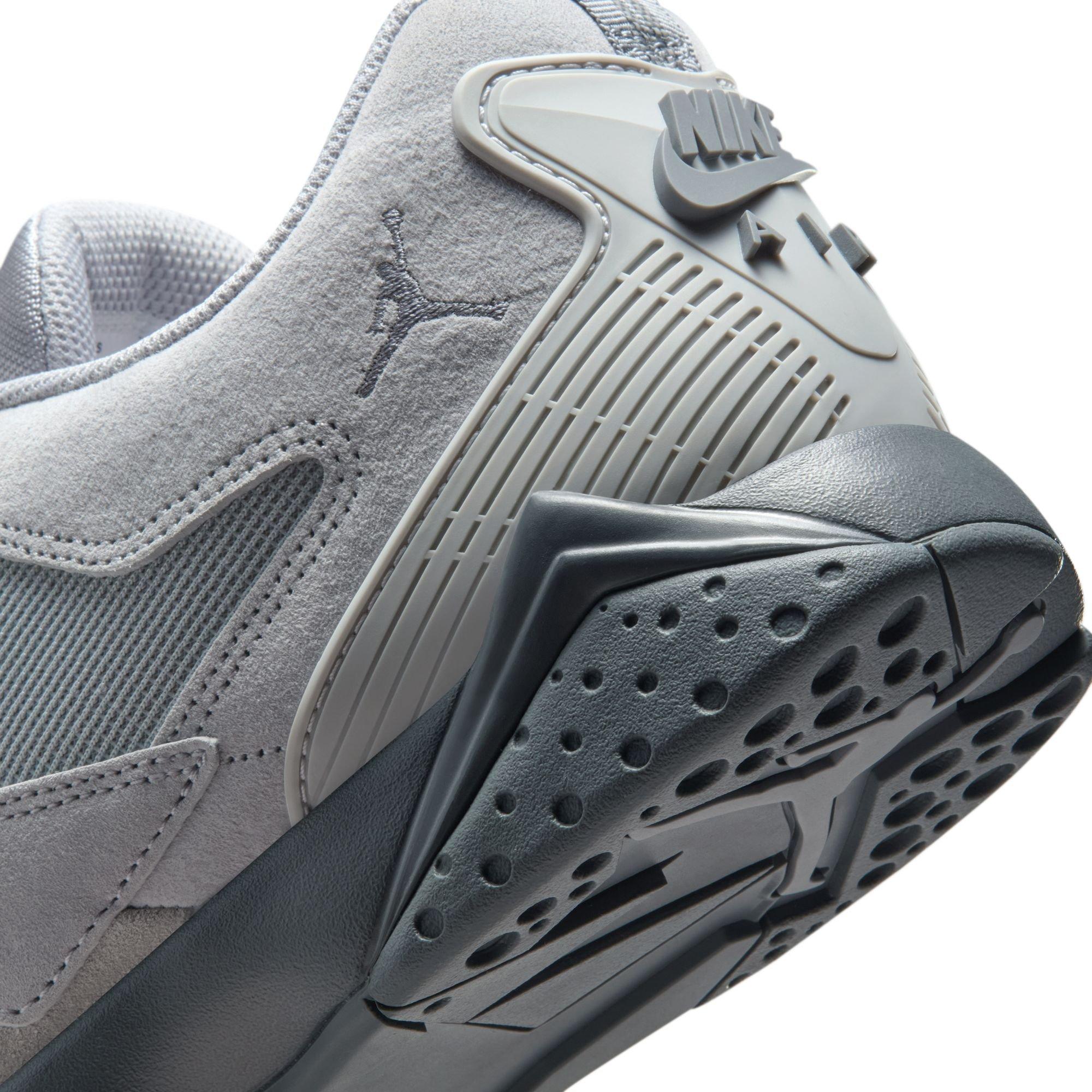 Jordan MVP 92 "Wolf Grey/Cool Grey/Varsity Red" Men's Shoe - GREY Thumbnail View 10