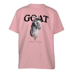 Streetz Iz Watchin Big Girls' GOAT Tee - Soft Pink