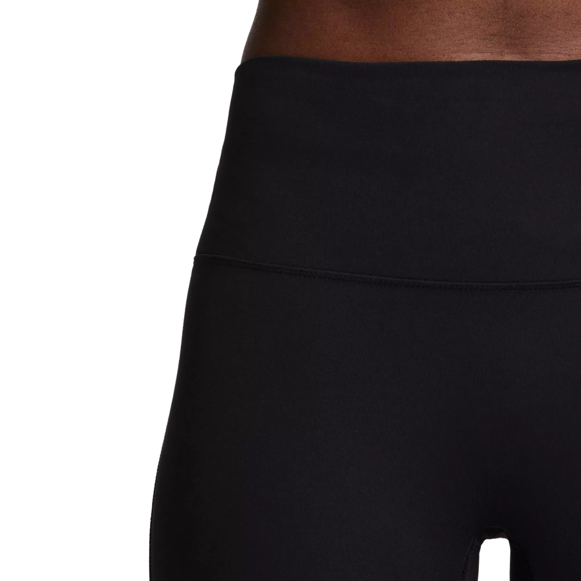 Nike Women's One Seamless Front High-Waisted Full-Length Leggings - BLACK