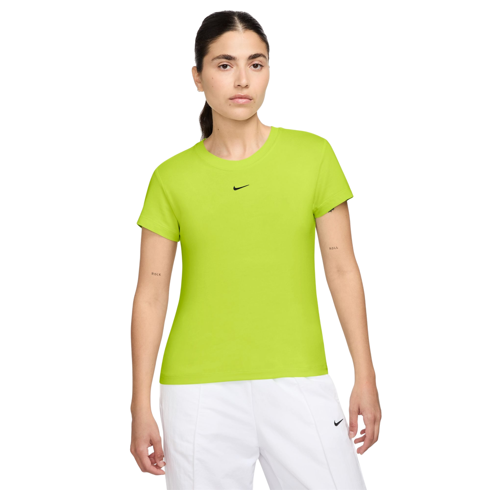 Nike Women's Sportswear Chill Knit Tee - VOLT Thumbnail View 1