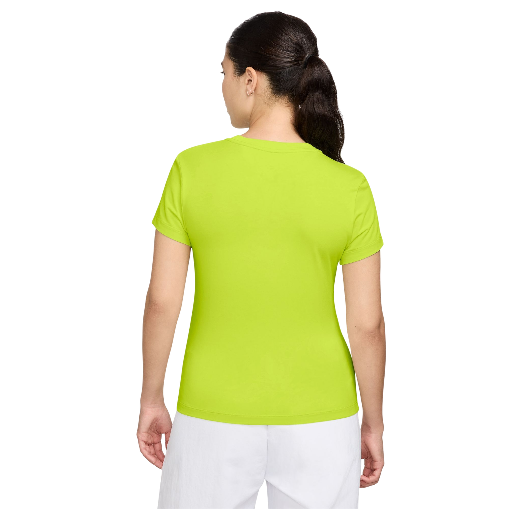 Nike Women's Sportswear Chill Knit Tee - VOLT Thumbnail View 2