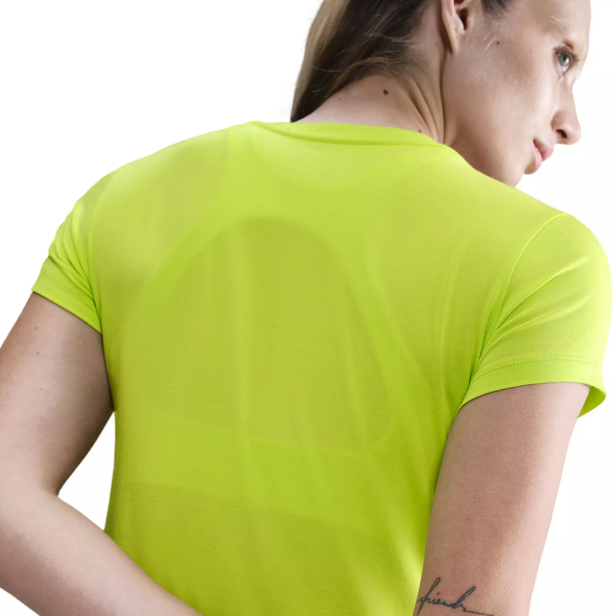 Nike Women's Sportswear Chill Knit Tee - Volt - VOLT