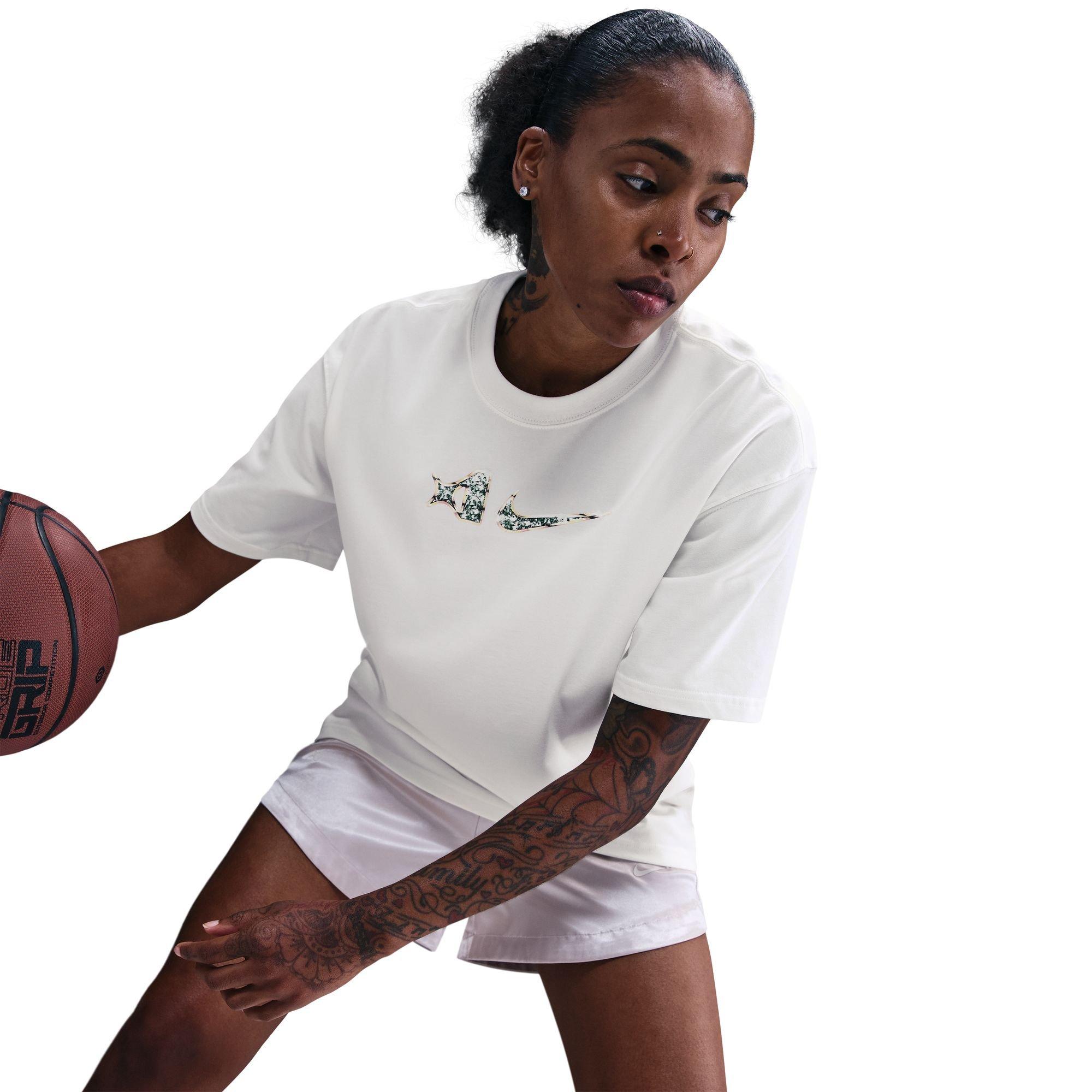 Nike Women's A'ja Wilson Dri-FIT Basketball Tee - Sail - SAIL Thumbnail View 4