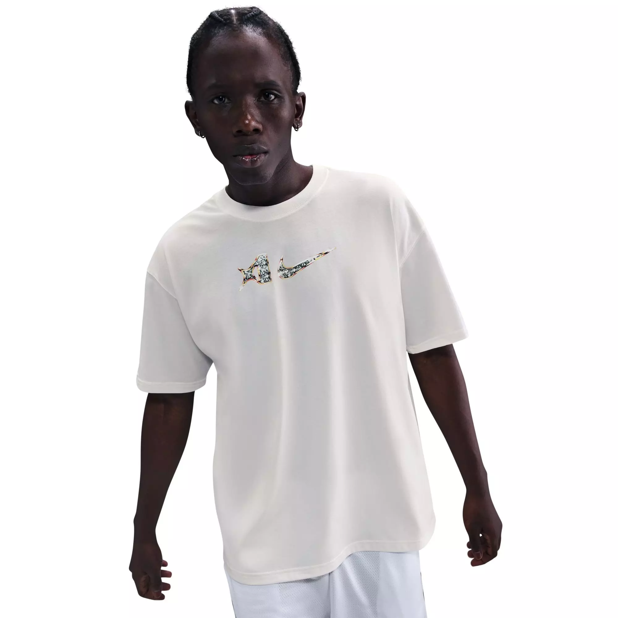 Nike Women's A'ja Wilson Dri-FIT Basketball Tee - Sail - SAIL