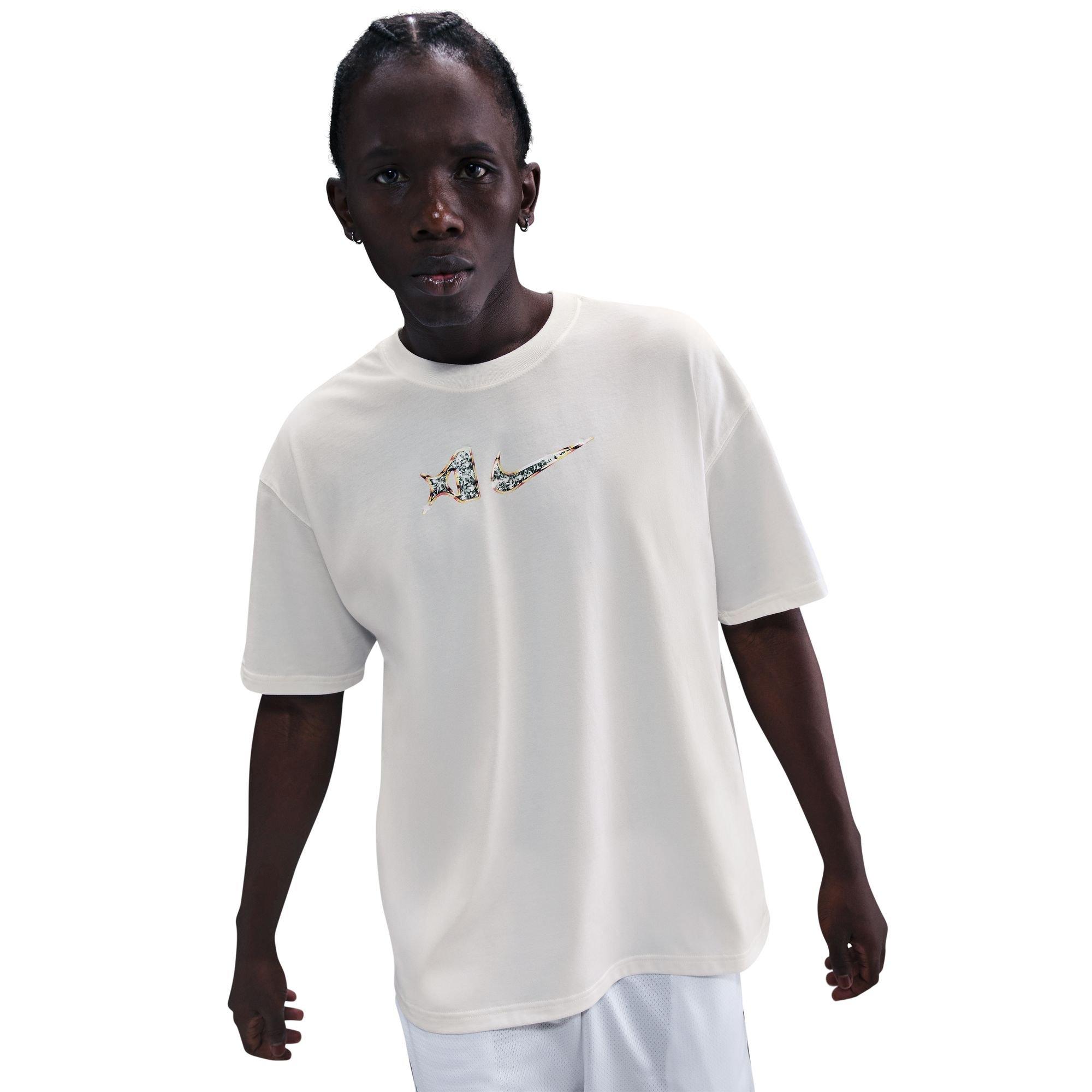 Nike Women's A'ja Wilson Dri-FIT Basketball Tee - SAIL Thumbnail View 5