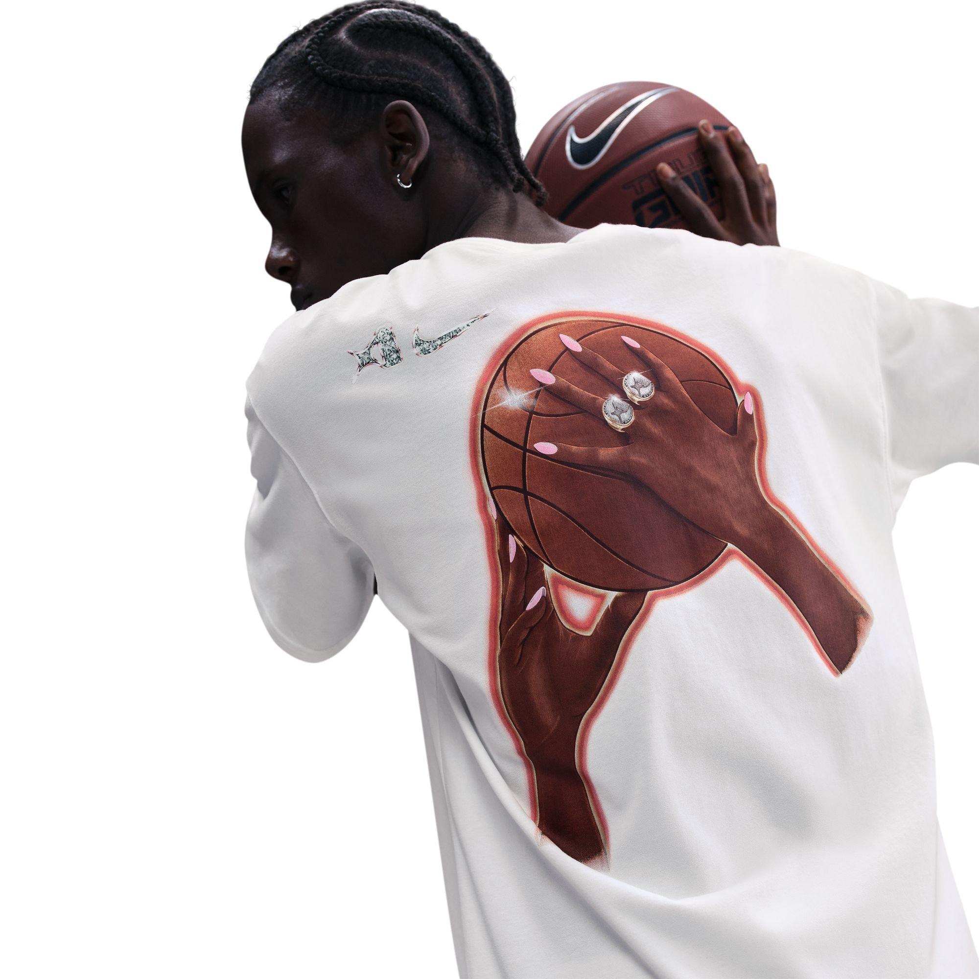 Nike Women's A'ja Wilson Dri-FIT Basketball Tee - SAIL Thumbnail View 7