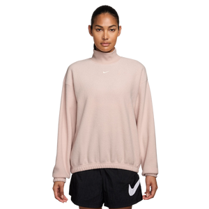 Nike Women's Sportswear Phoenix Plush Cozy Oversized Long-Sleeve Mock-Neck Top
