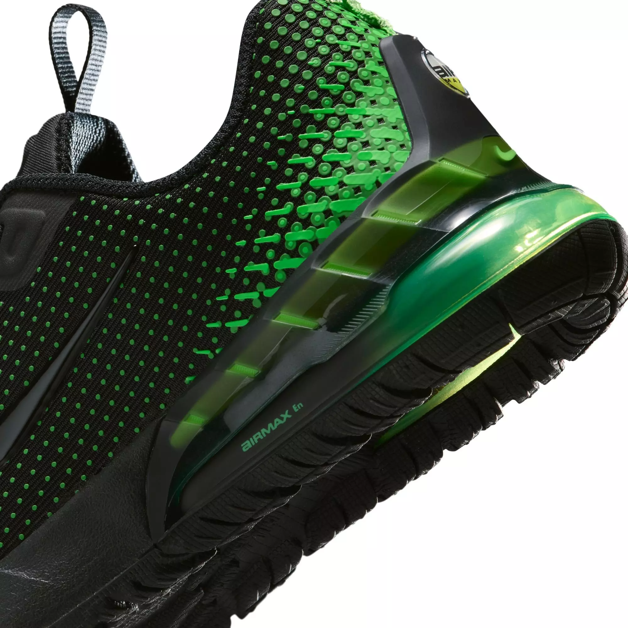 Nike Air Max Phoenix "Black/White/Strike Green/Green Quartz" Preschool Boys' Shoe - BLACK/GREEN