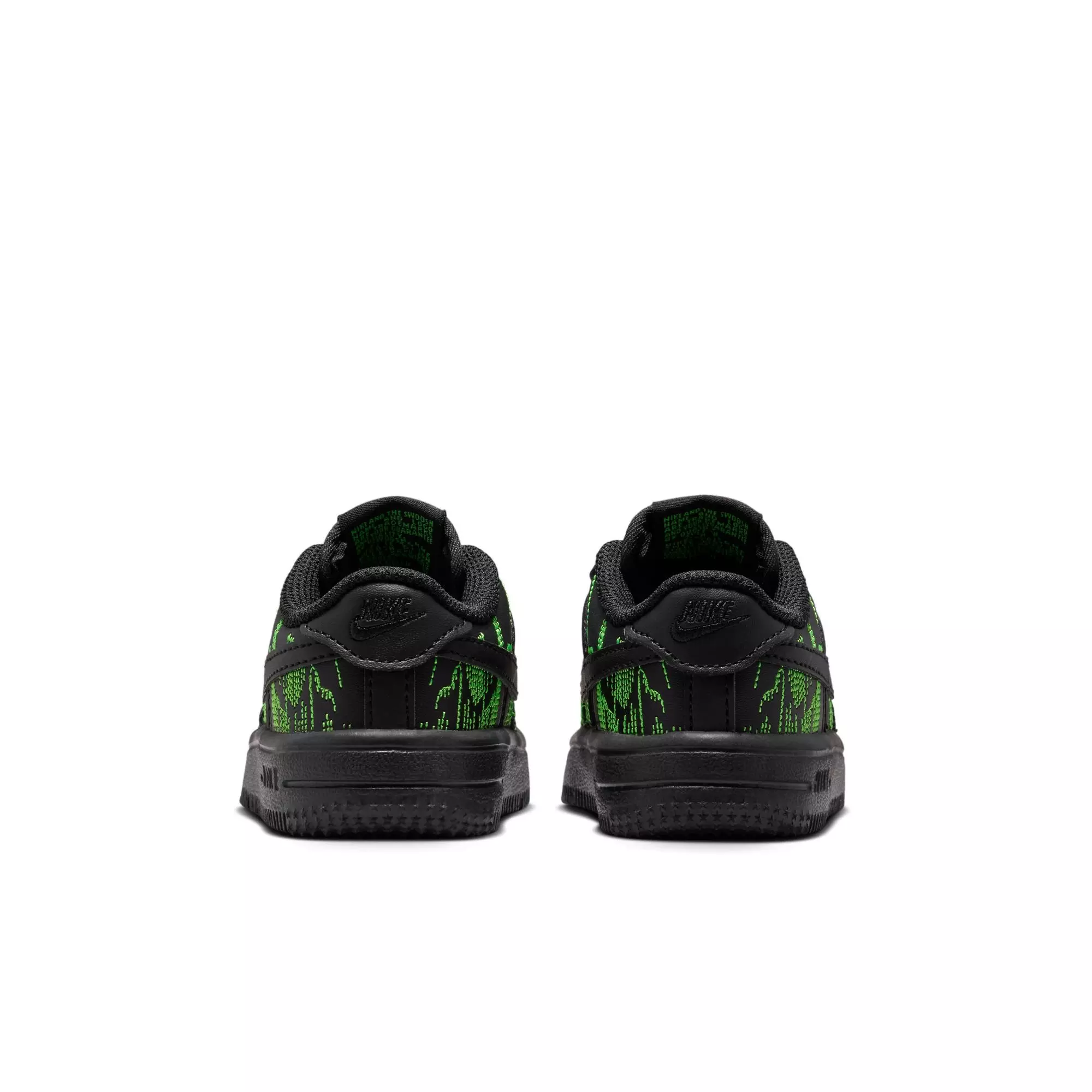 Nike Air Force 1 Low LV8 "Black/Green Strike/Vivid Purple" Toddler Boys' Shoe - BLACK/GREEN