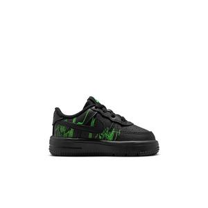 Nike Air Force 1 Low LV8 "Black/Green Strike/Vivid Purple" Toddler Boys' Shoe