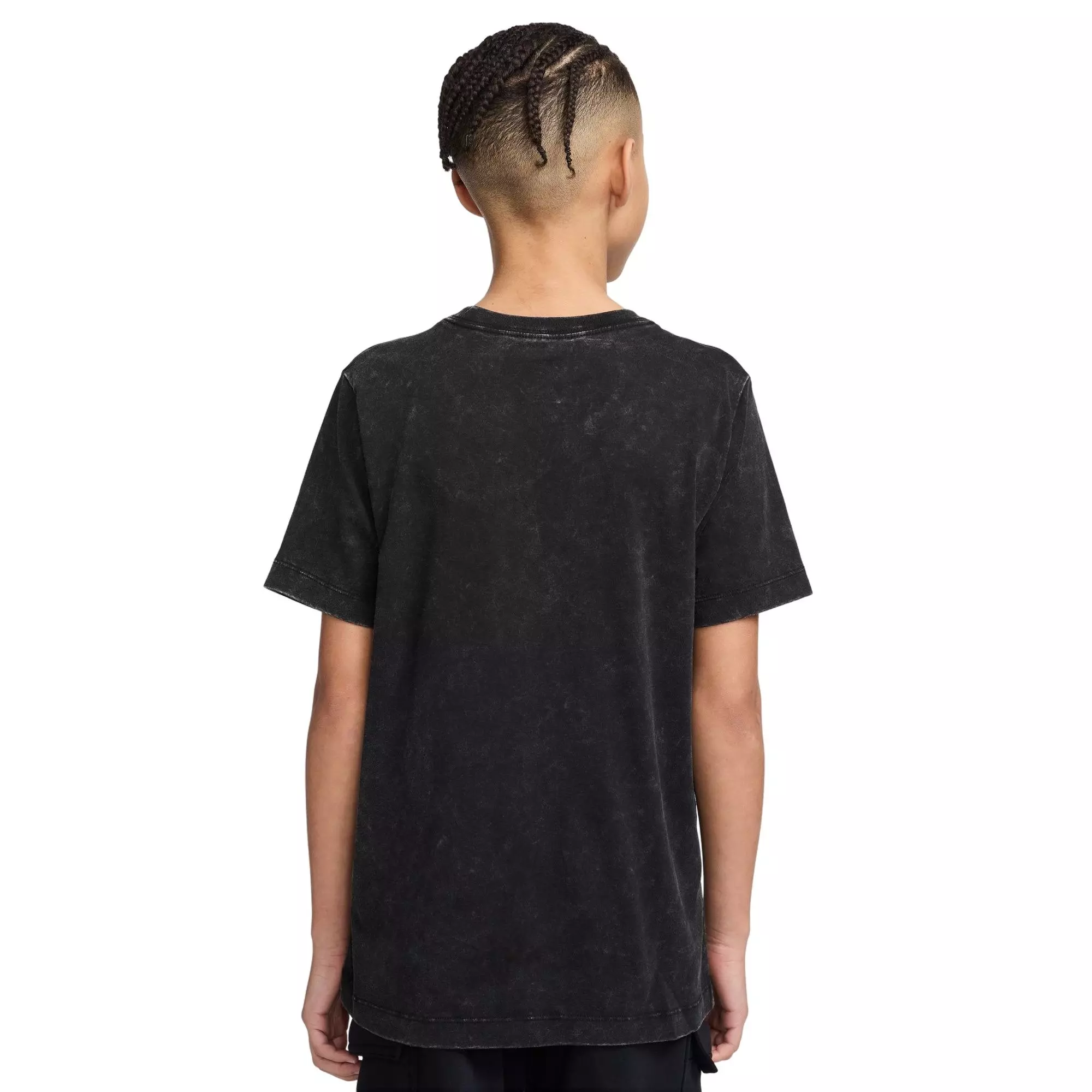 Nike Big Boys' Wolf Tee - Black - BLACK