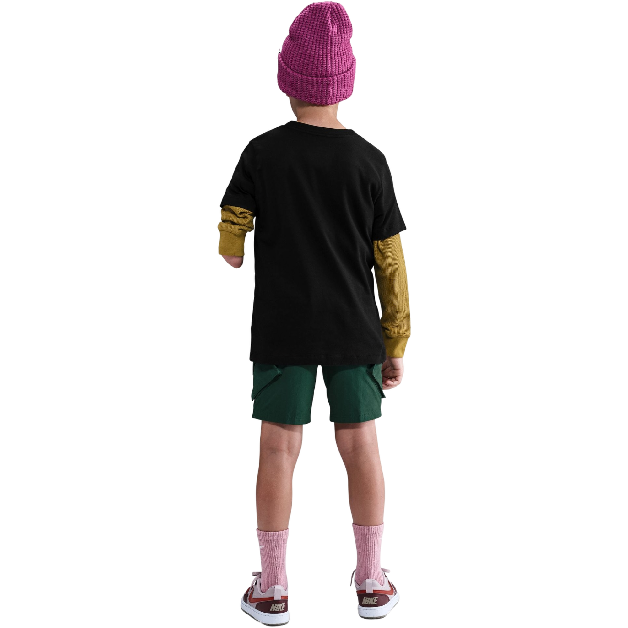 Nike Sportswear Big Boys' Black Tee