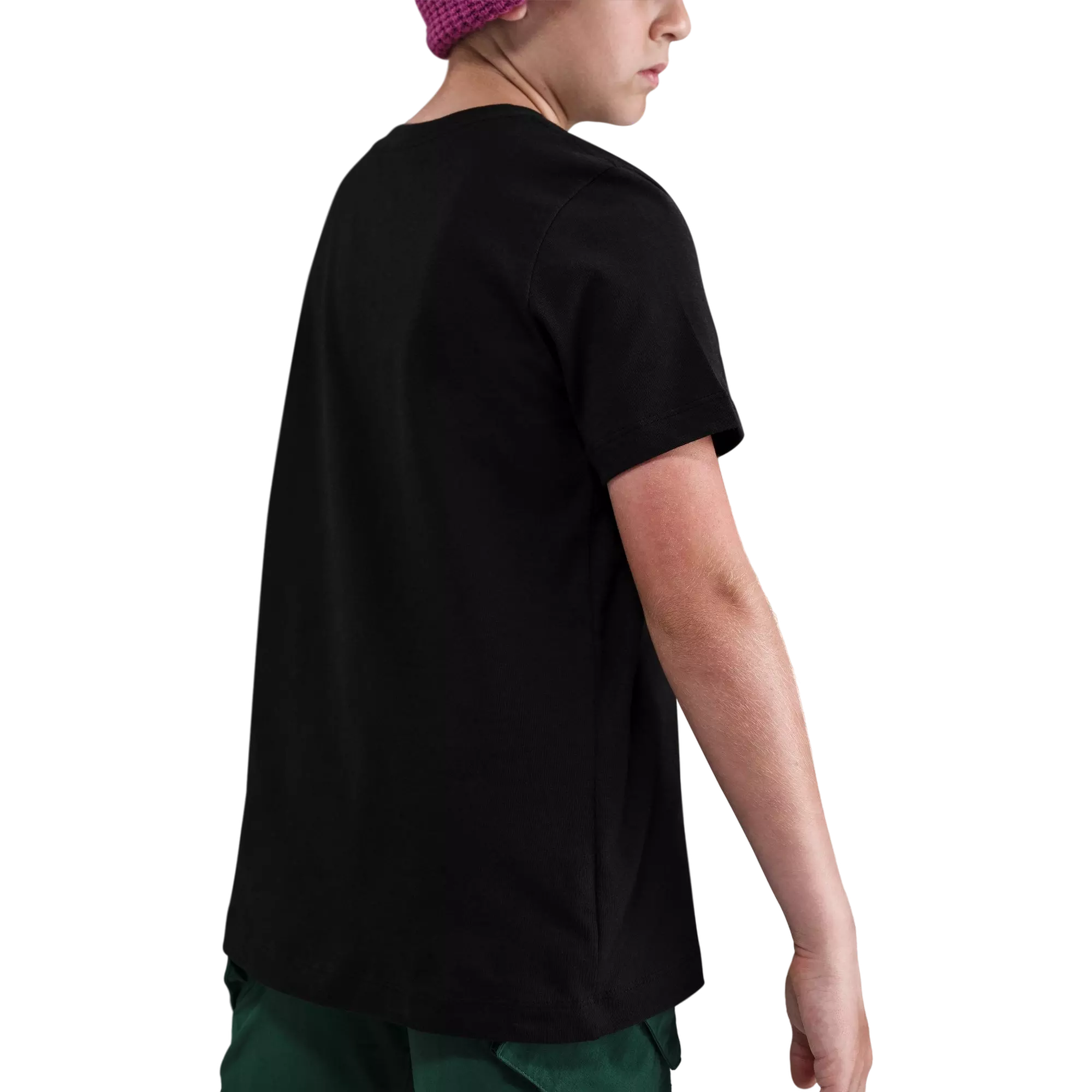 Nike Big Boys' Racoon Tee - Black - BLACK