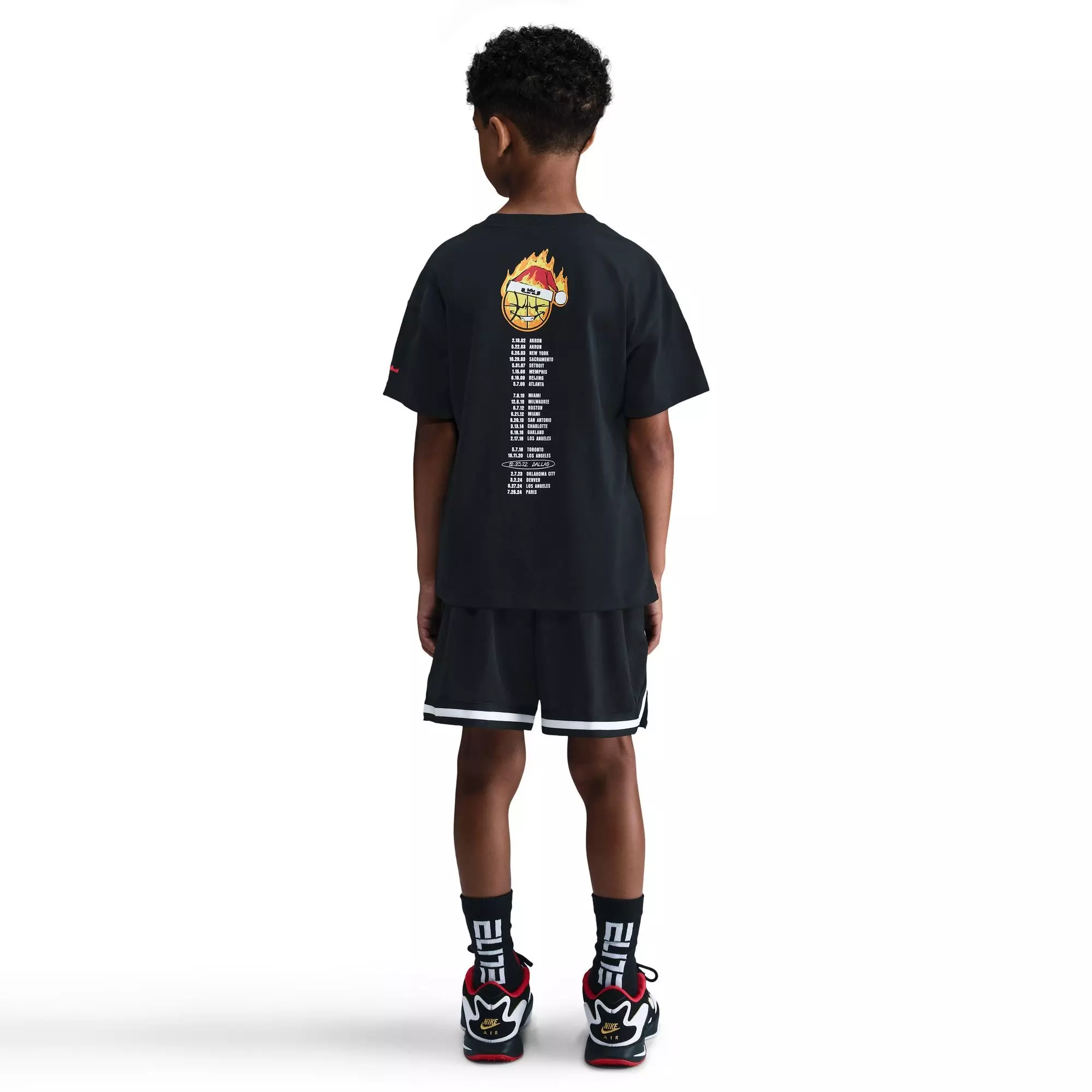 Nike Big Boys' LeBron James Stocking Stuffer Tee - Black - BLACK