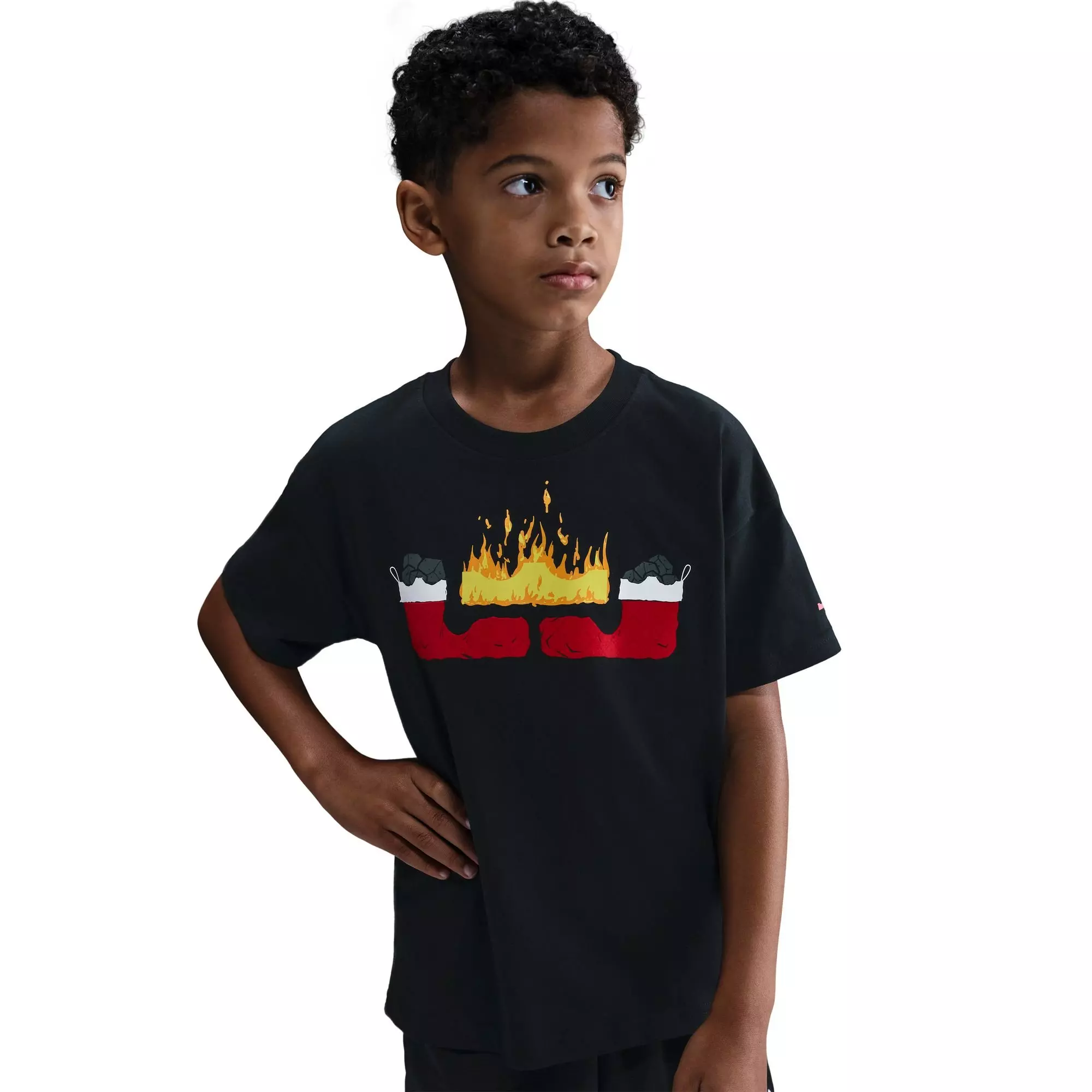 Nike Big Boys' LeBron James Stocking Stuffer Tee - Black - BLACK