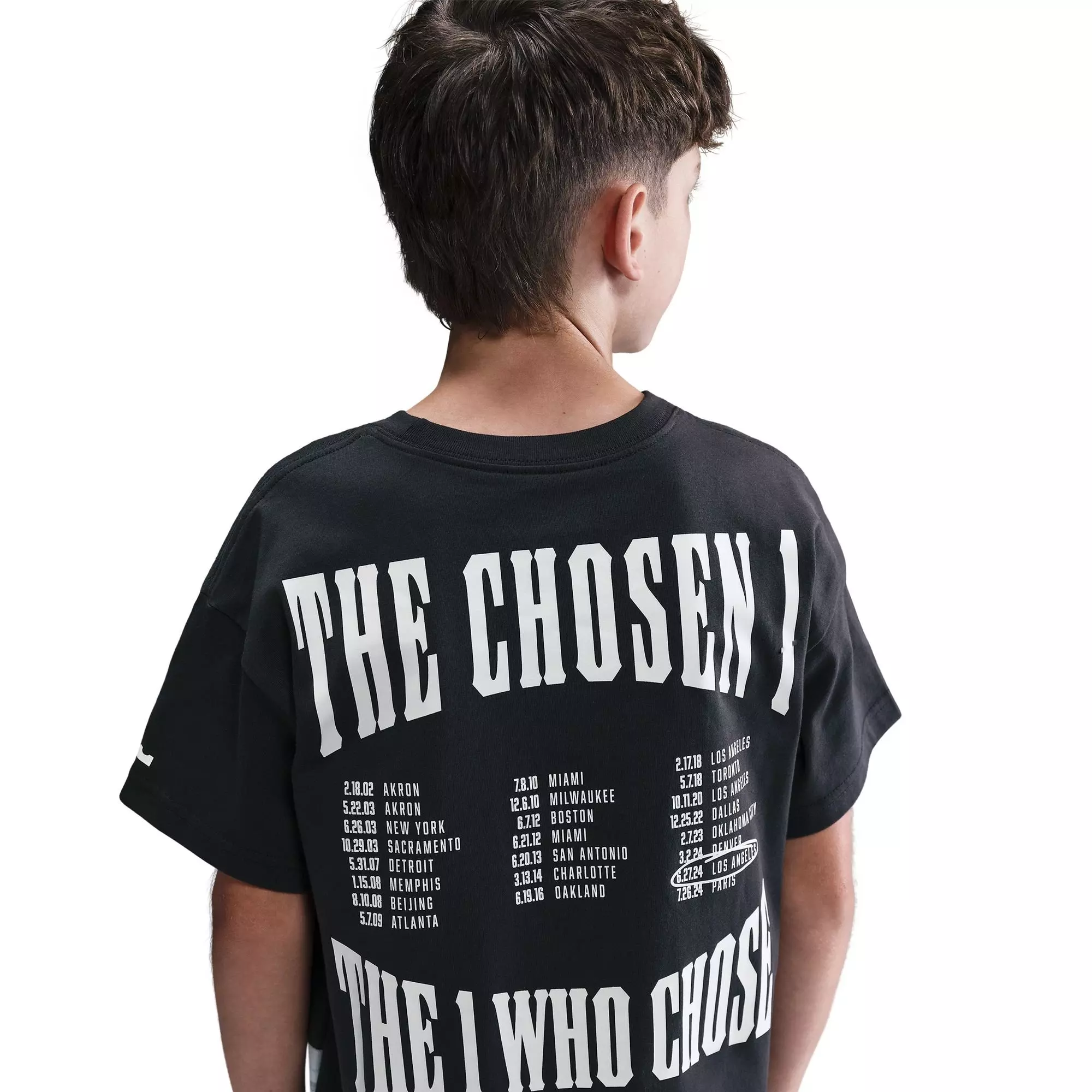 Nike LeBron Max90 "Chosen One" Big Kids' Basketball T-Shirt - MULTI-COLOR