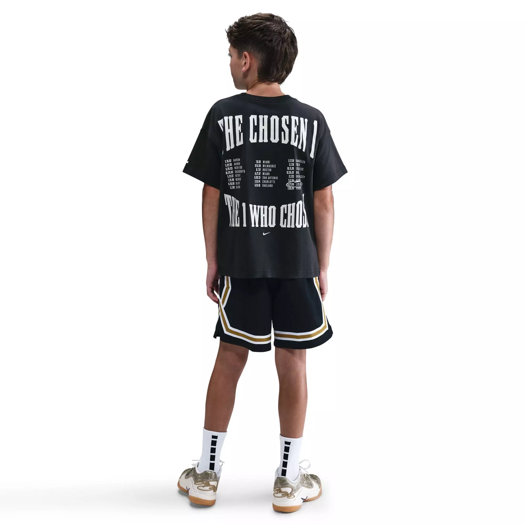 Nike LeBron Max90 "Chosen One" Big Kids' Basketball T-Shirt - MULTI-COLOR